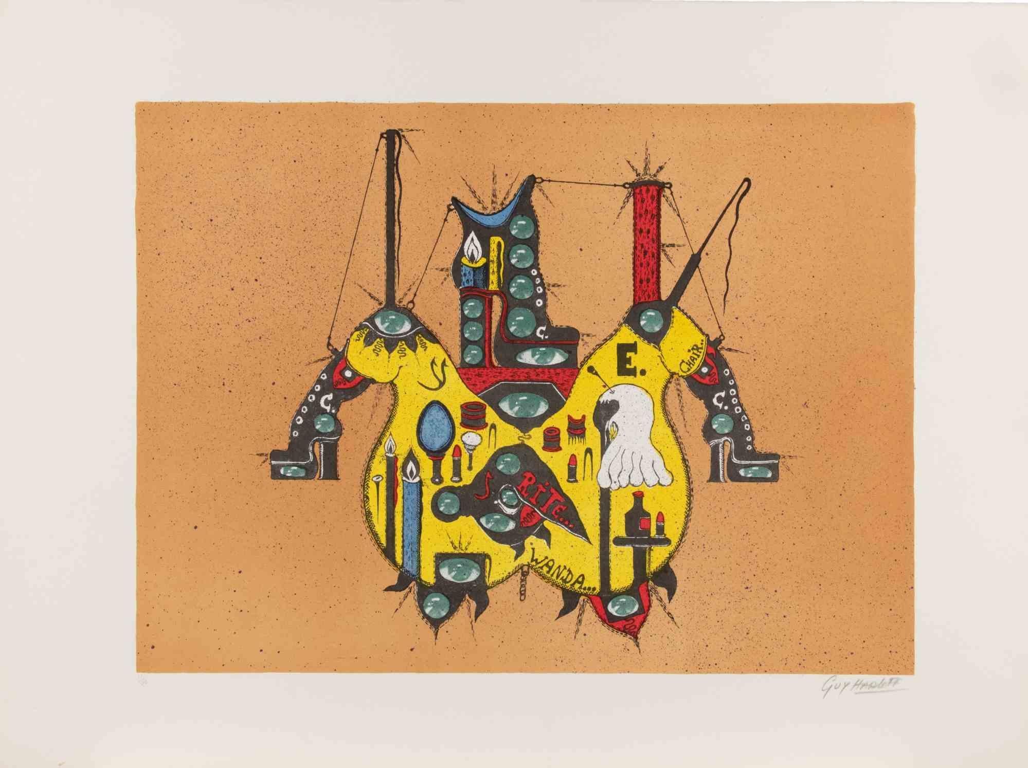 Untitled- Screenprint by Guy Harloff - 1970s