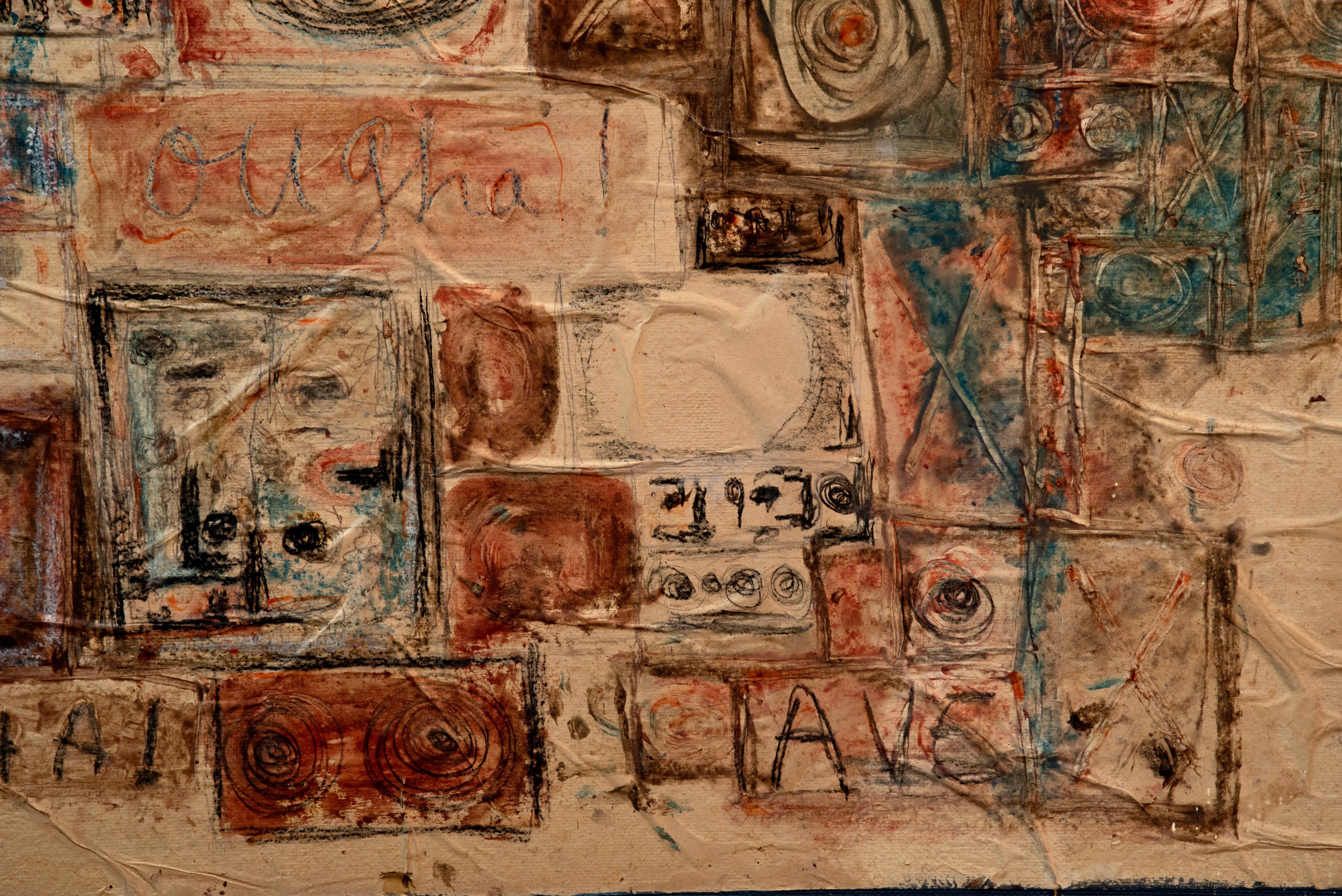 Guy Harloff Signed and Dated Large Abstract Painting For Sale 11