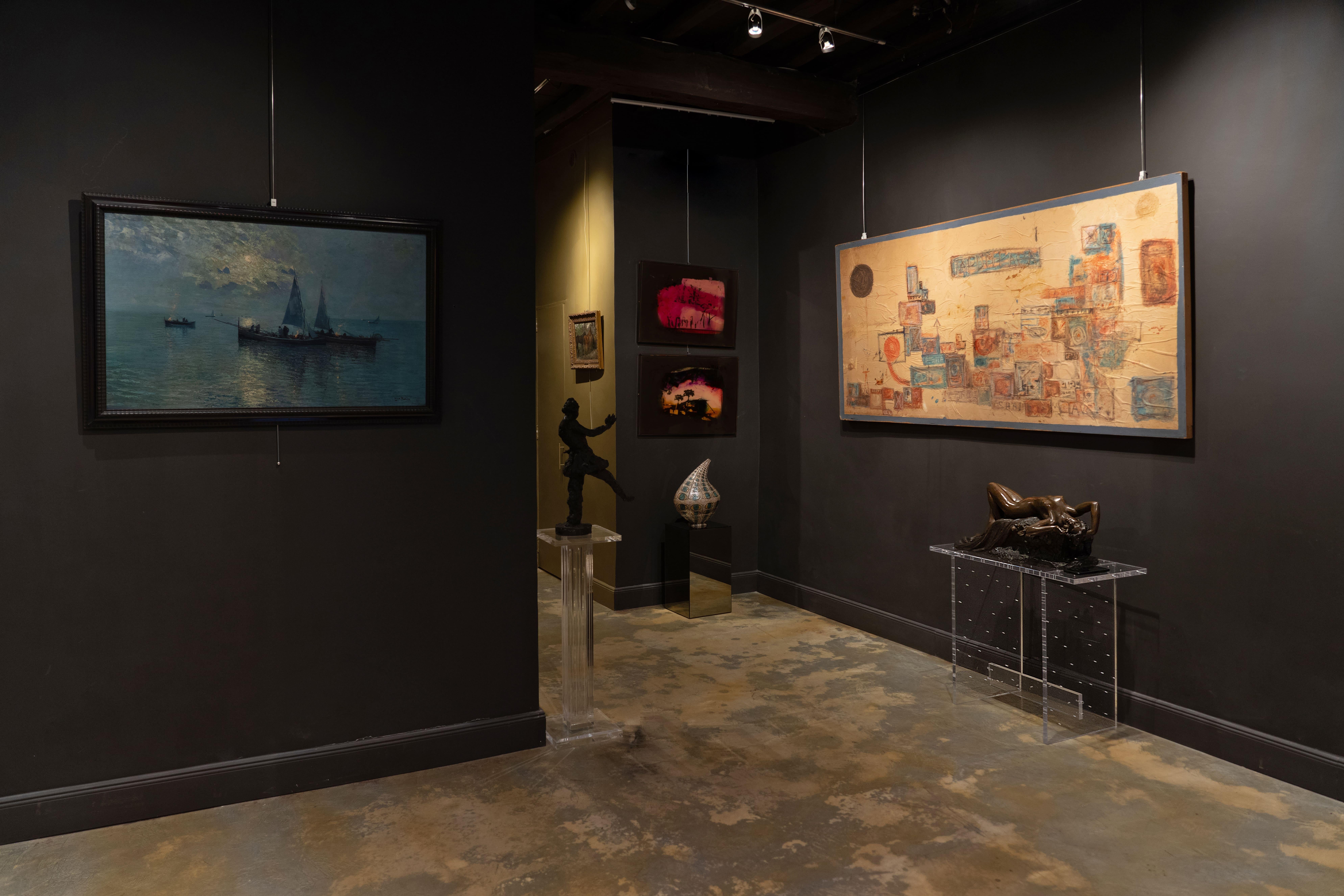 Guy Harloff Signed and Dated Large Abstract Painting For Sale 12