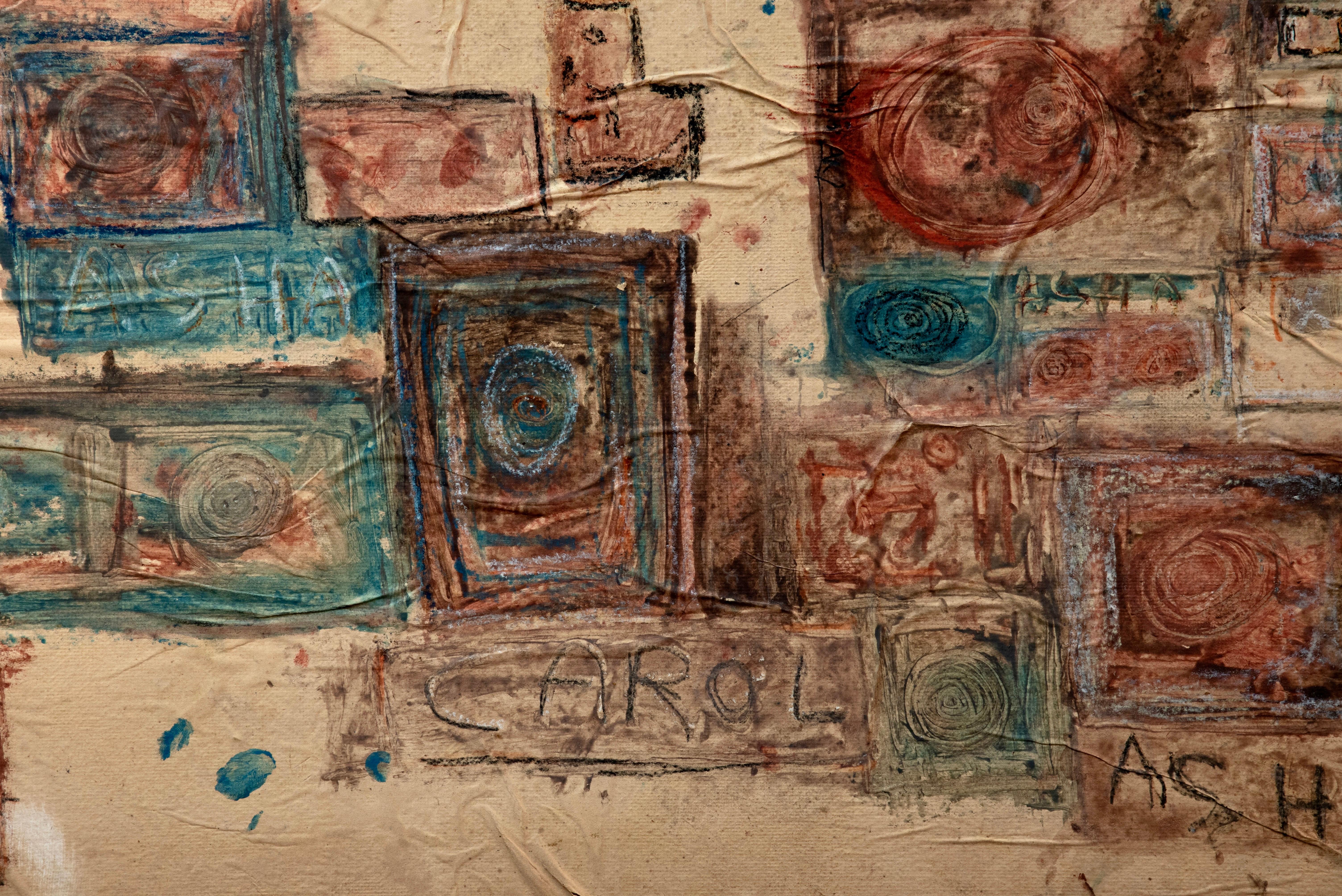 Guy Harloff Signed and Dated Large Abstract Painting For Sale 7