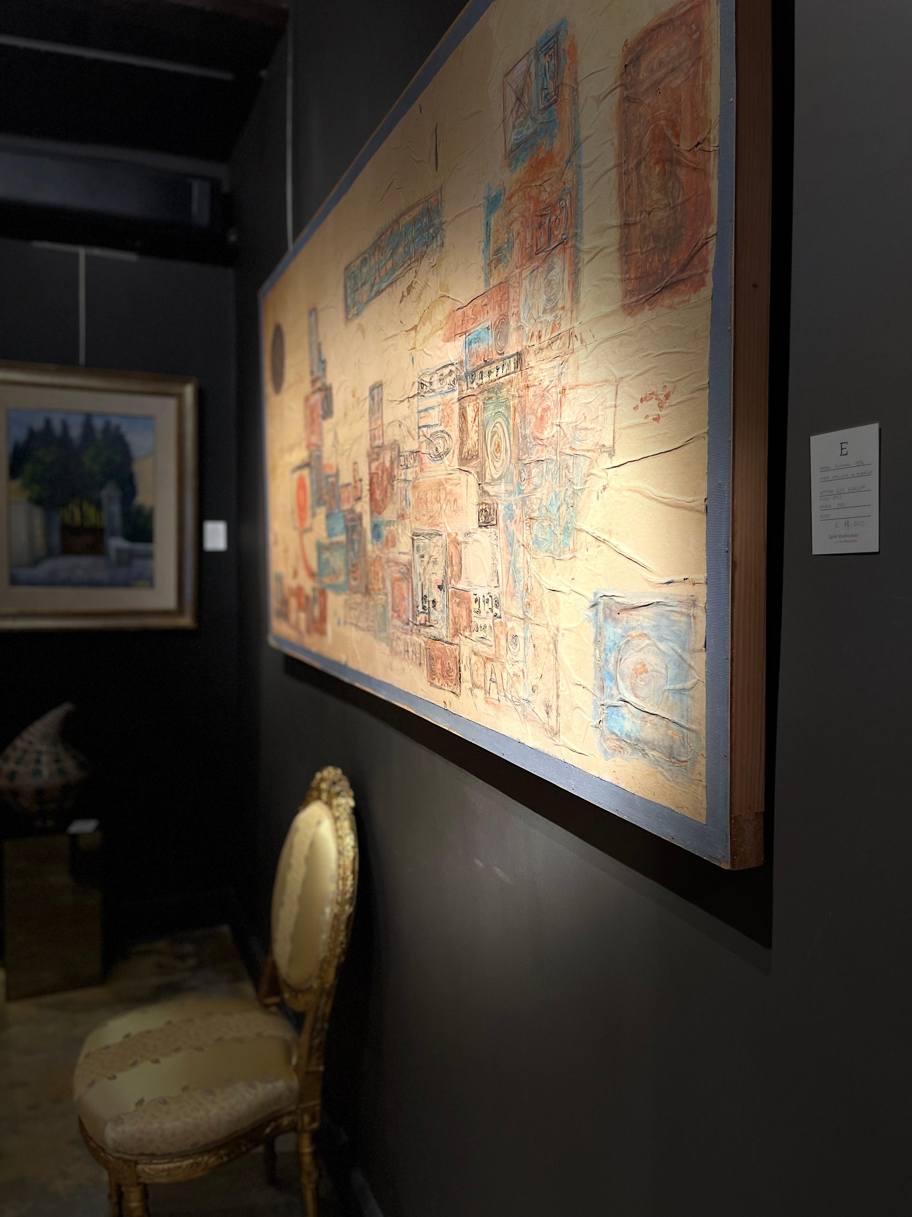 Guy Harloff Signed and Dated Large Abstract Painting For Sale 9