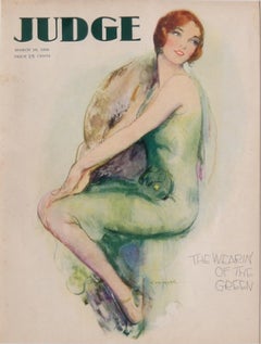 « The Wearin' of the Green », lithographie Art déco de Guy Hoff