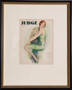 « The Wearin' of the Green », lithographie Art déco de Guy Hoff