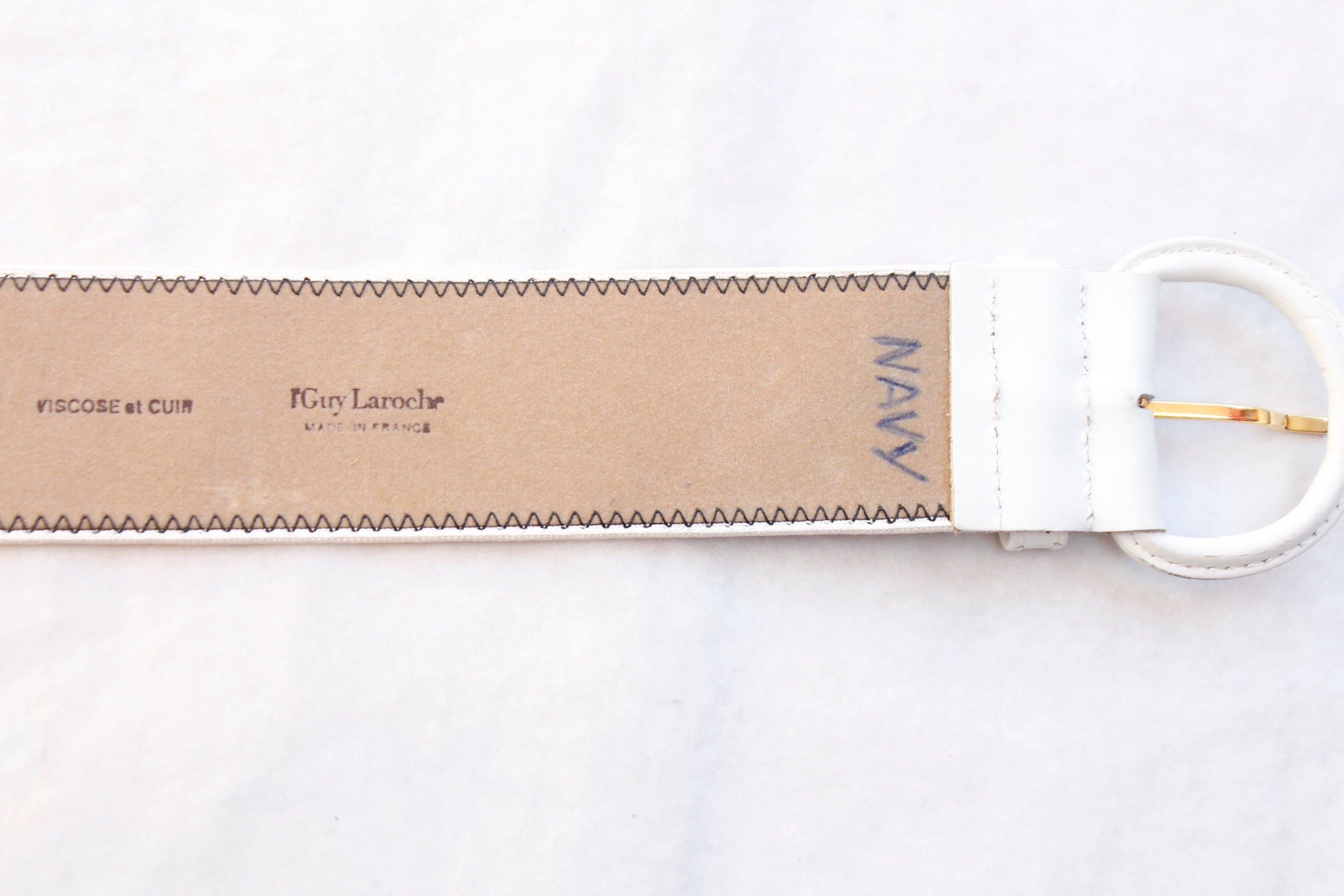 Black Guy Laroche belt For Sale