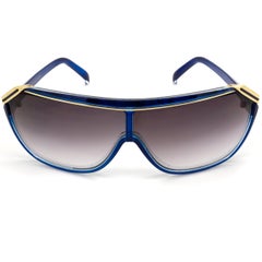 Guy Laroche blue vintage sunglasses, made in France
