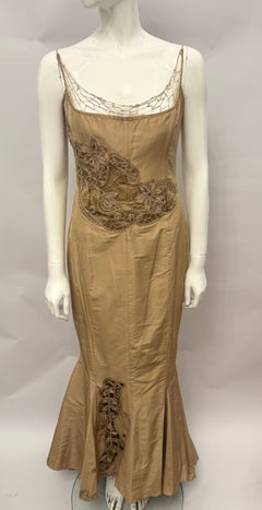 Guy Laroche F/W 2002 rare silk maxi dress