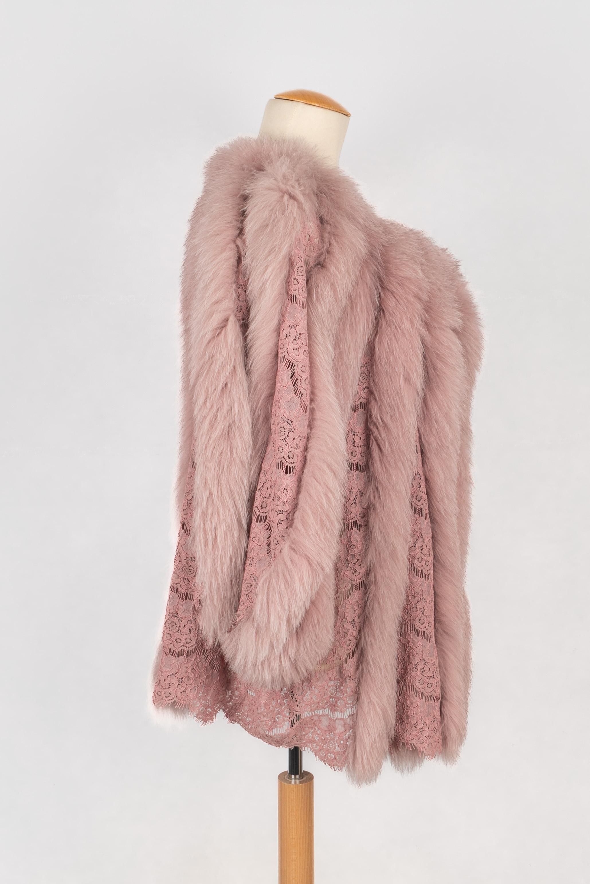Guy Laroche Pelzjacke (Beige) im Angebot