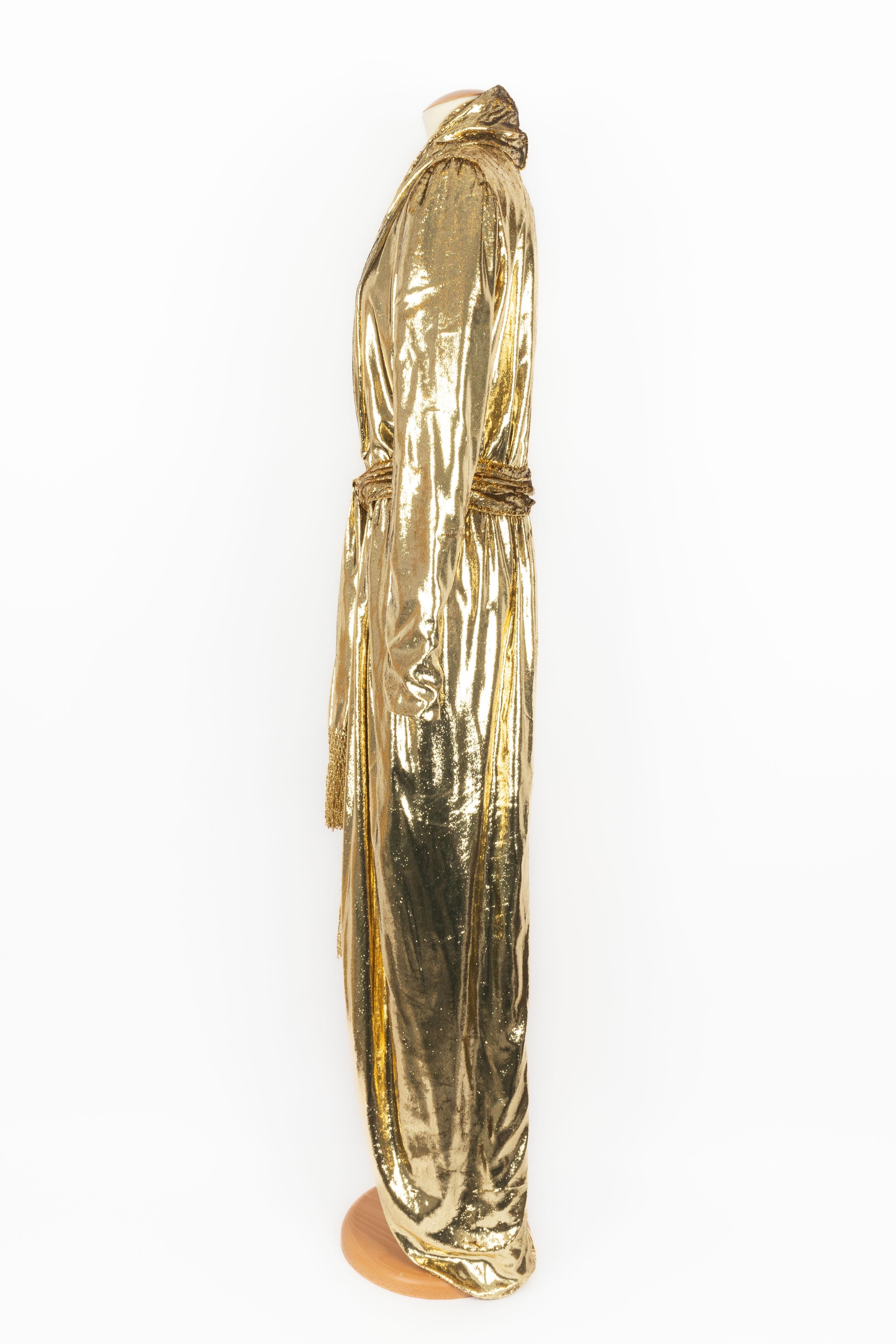 Donna Abito dorato Haute Couture di Guy Laroche in vendita
