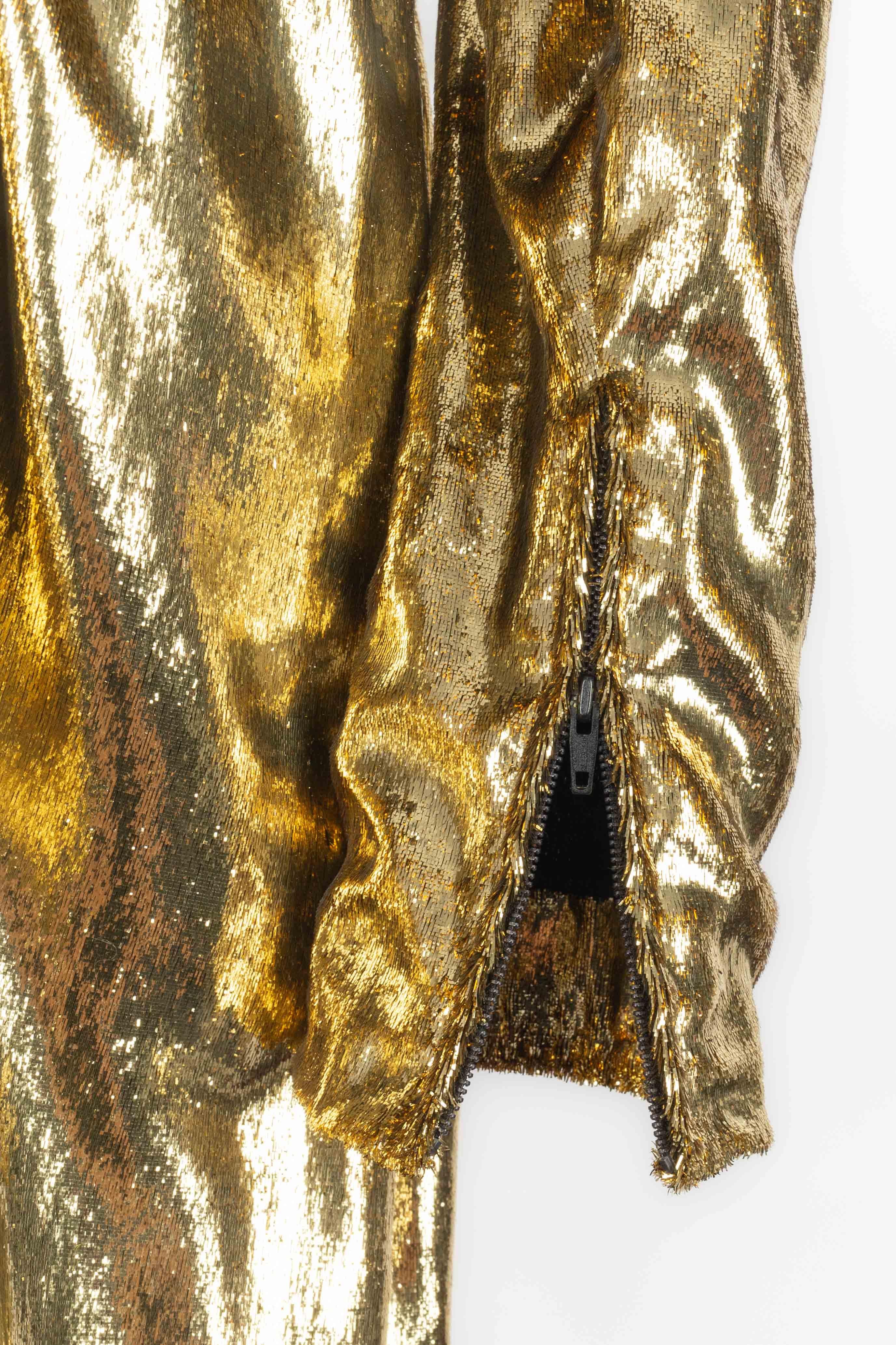 Abito dorato Haute Couture di Guy Laroche in vendita 1