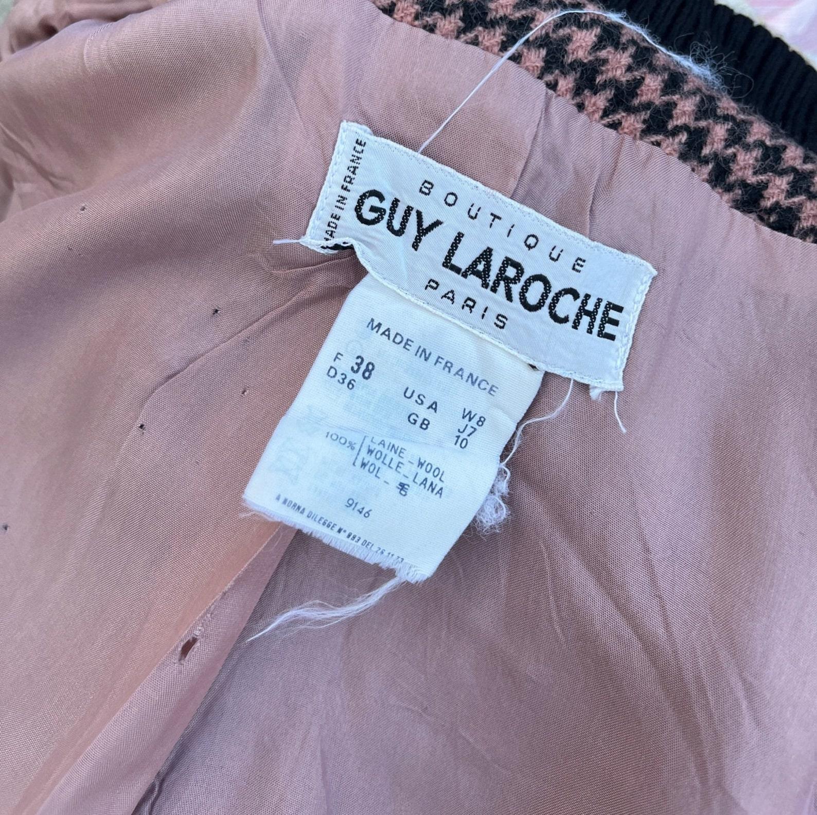Guy Laroche houndstooth jacket For Sale 7