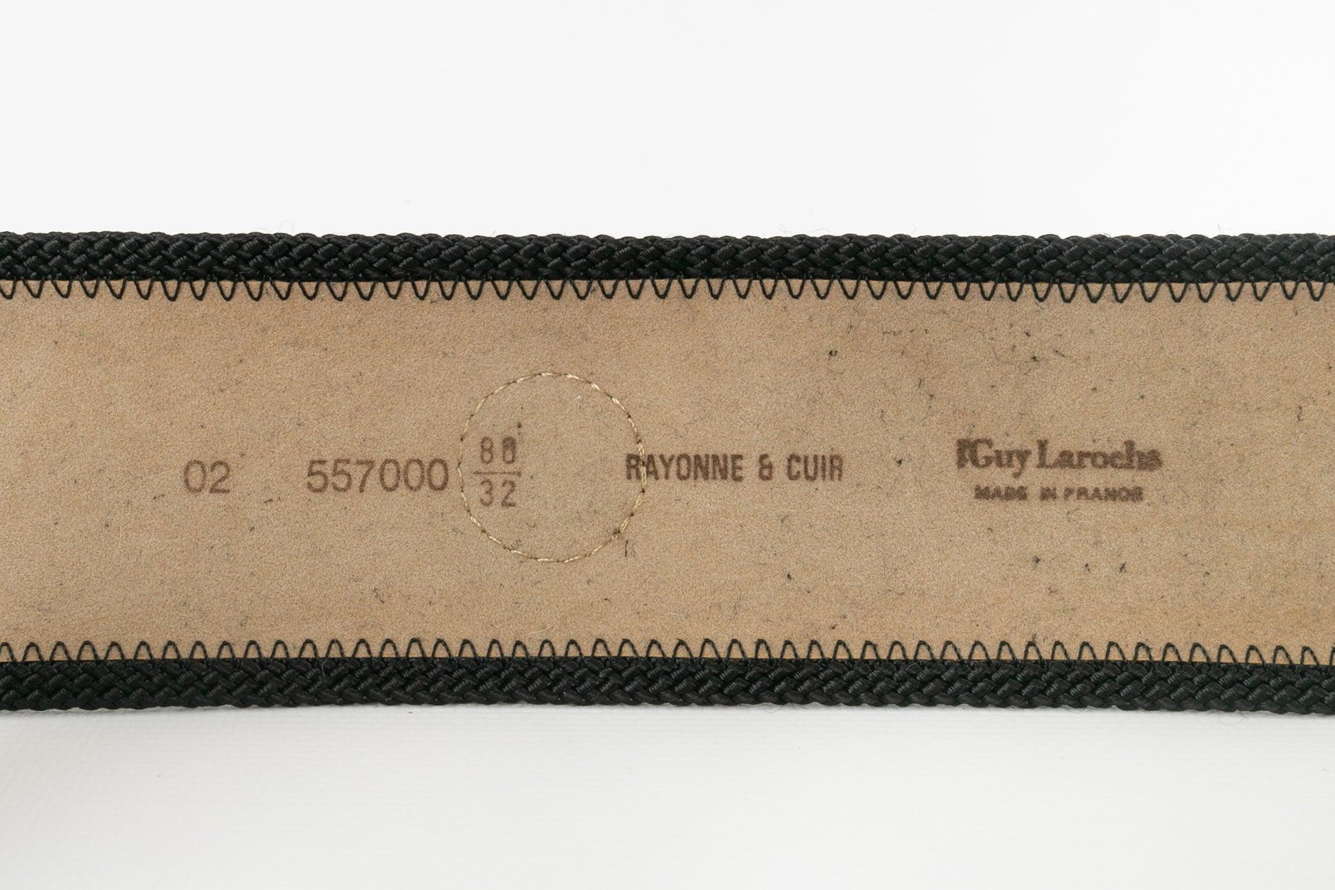 Guy Laroche Leather Belt For Sale 8