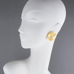 Guy Laroche Paris Vergoldete Metall- und Jewell-Ohrringe