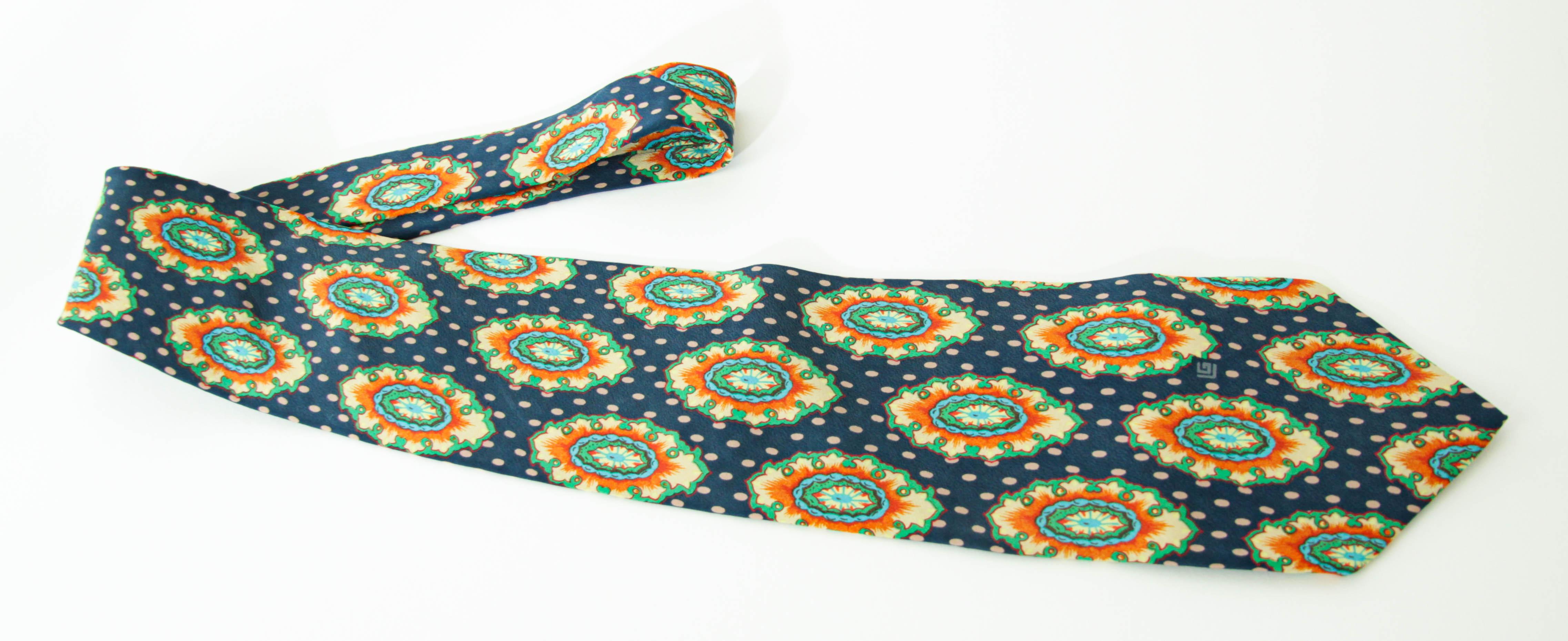 Guy Laroche Paris Silk Neck Tie For Sale 2