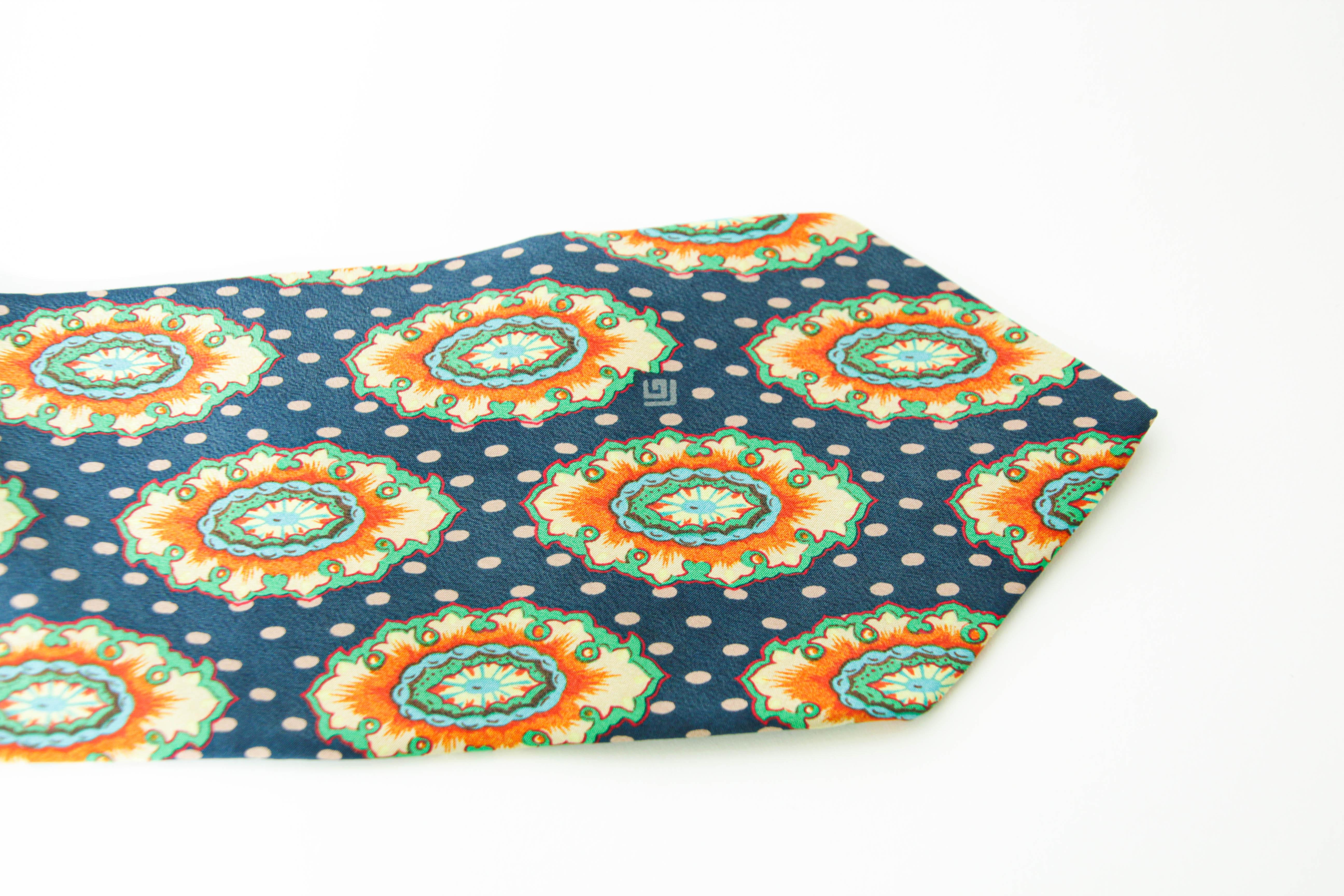 Guy Laroche Paris Silk Neck Tie For Sale 4