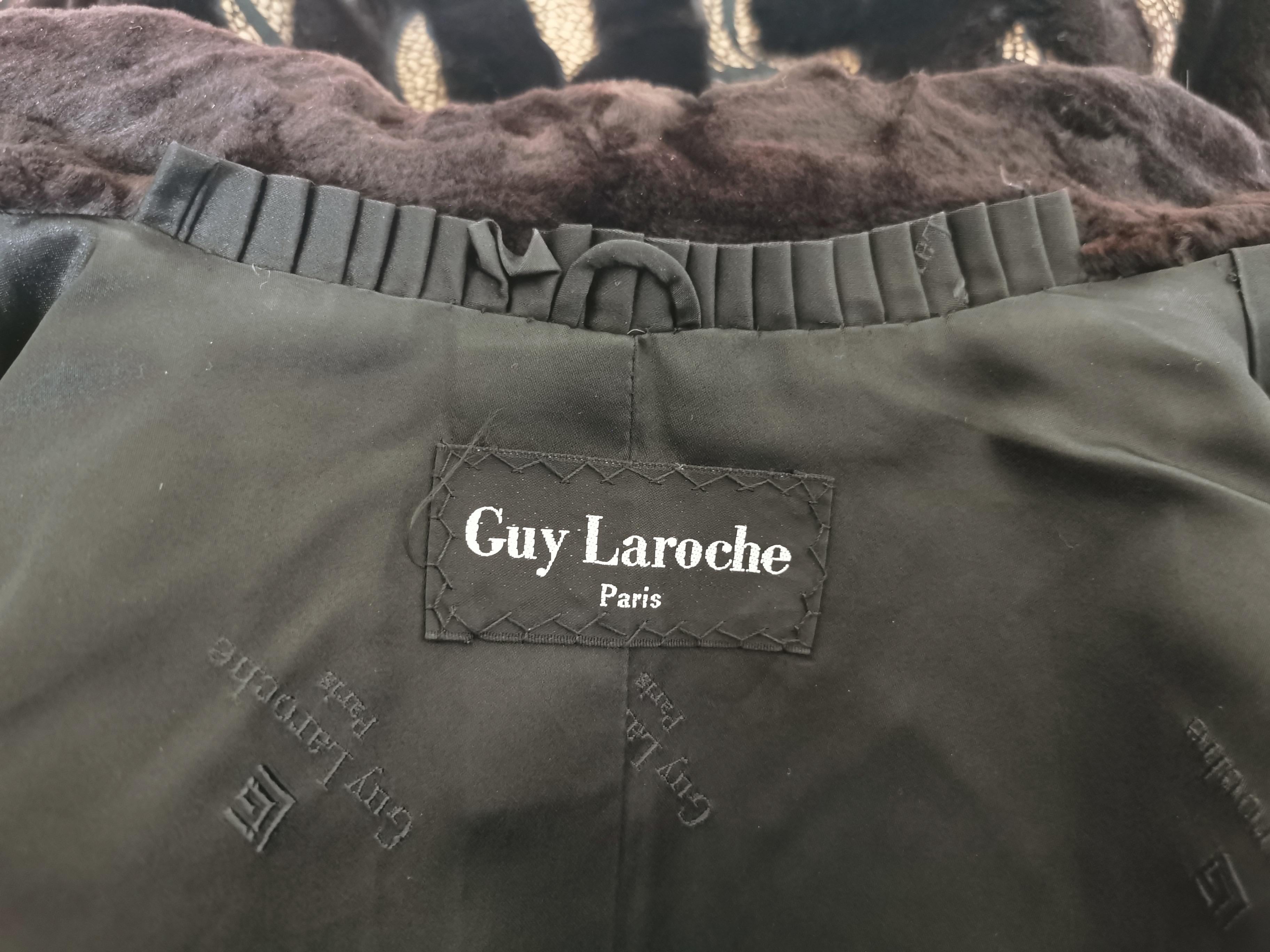 Guy Laroche Patterned Mink Jacket For Sale 13