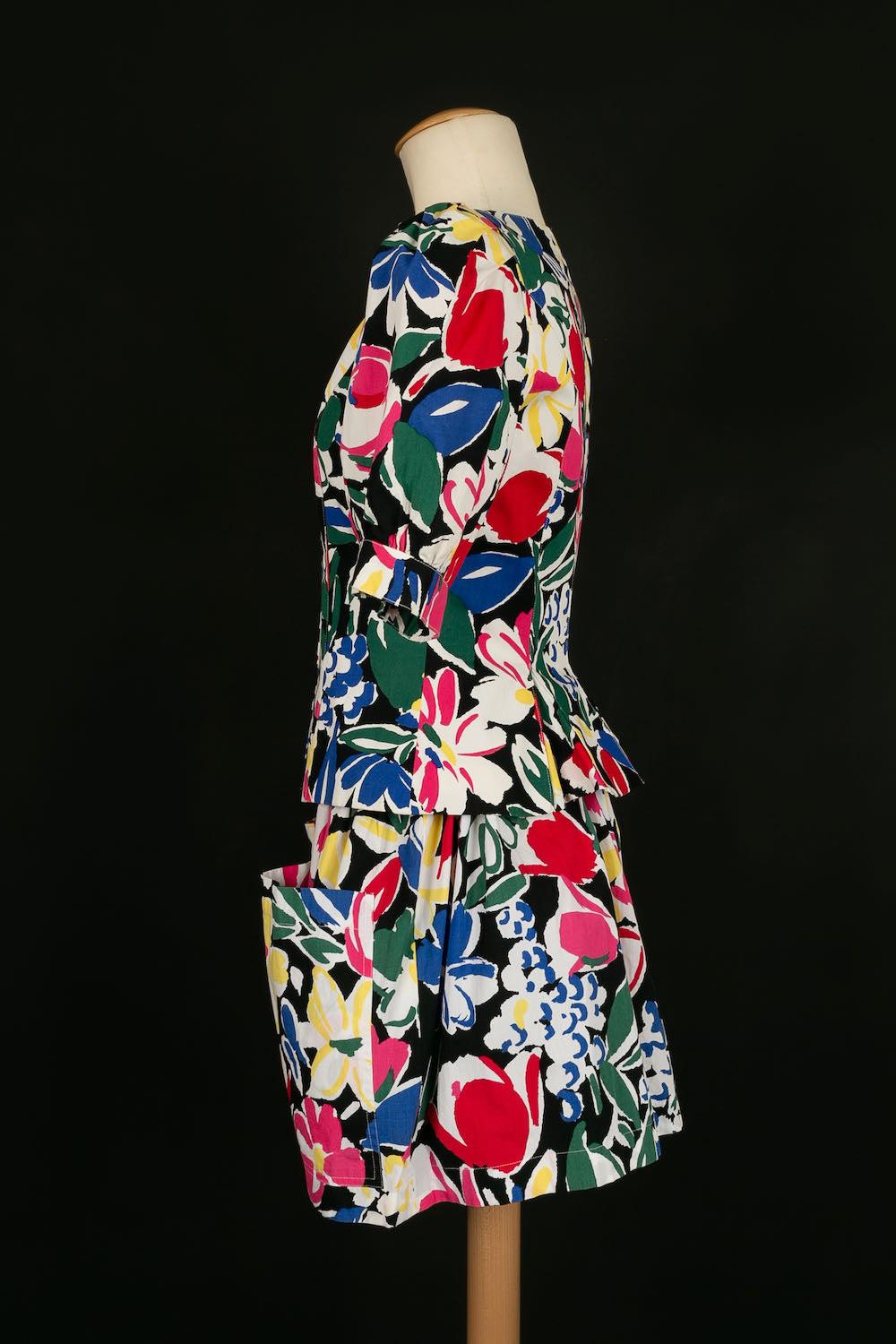 Women's Guy Laroche Set Short Dress and Cotton Jacket For Sale