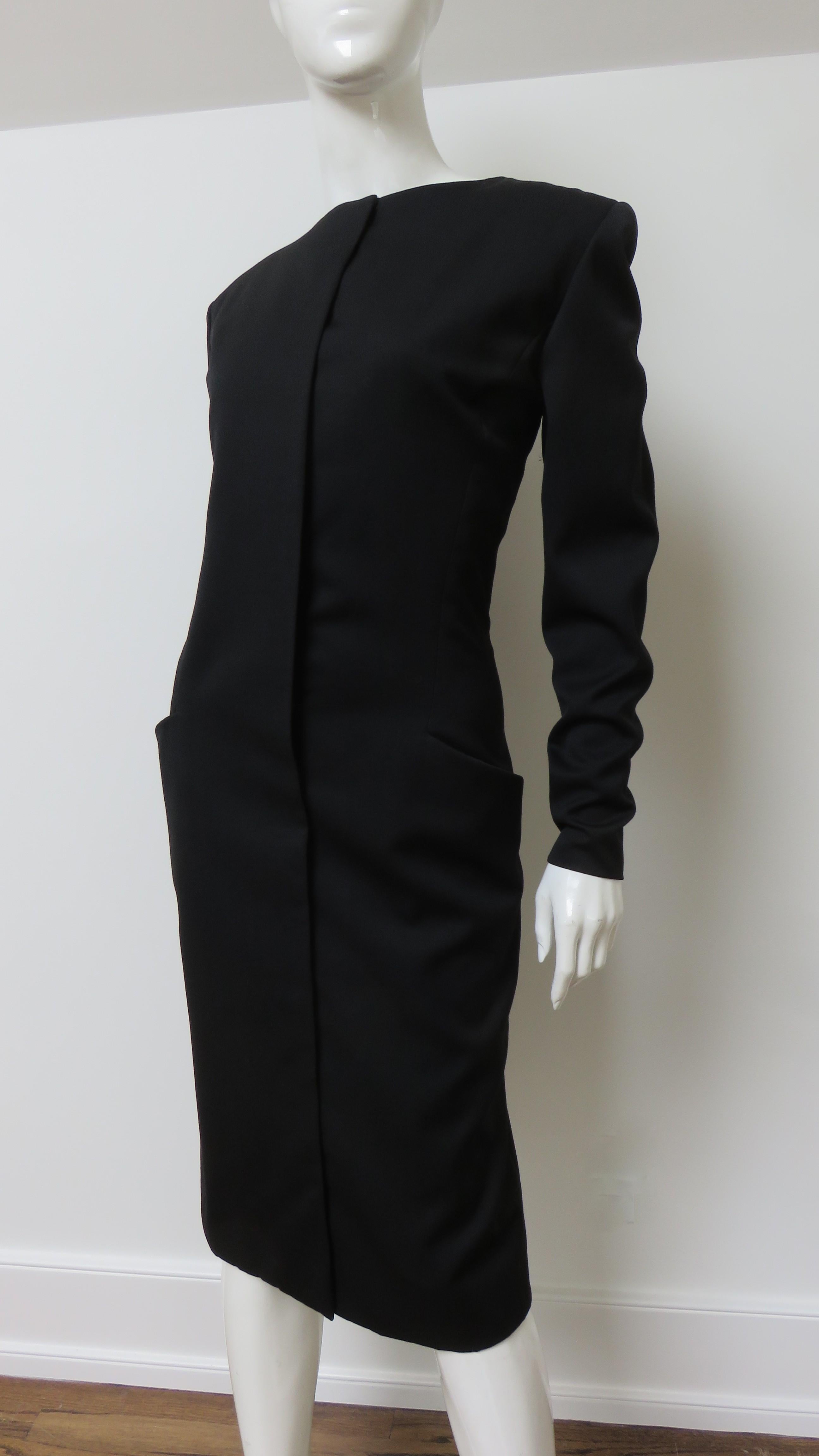 guy laroche black dress