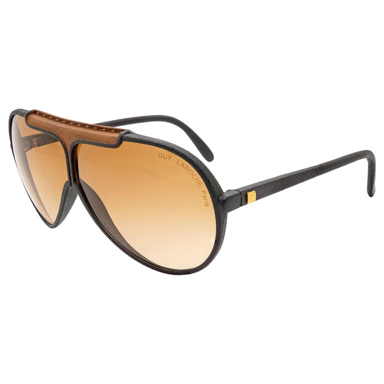 Guy Laroche vintage aviator sunglasses, made in France at 1stDibs