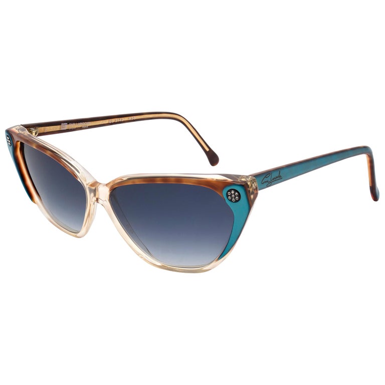 Guy Laroche vintage cat eye sunglasses For Sale at 1stDibs