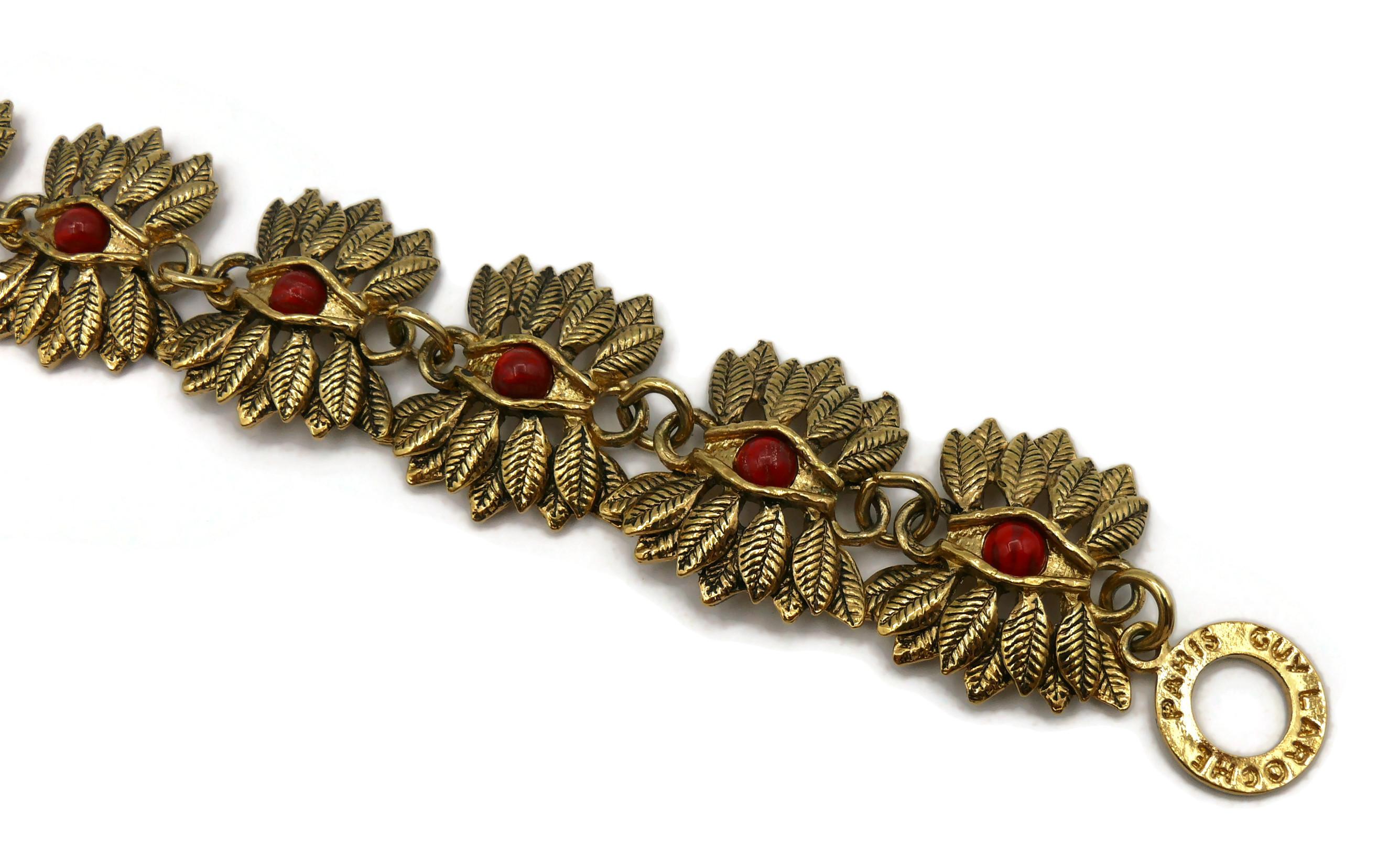 Collana con occhi e piume vintage di Guy Laroche in vendita 7