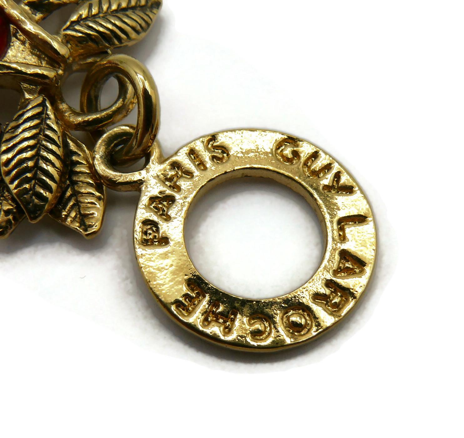 Collana con occhi e piume vintage di Guy Laroche in vendita 8