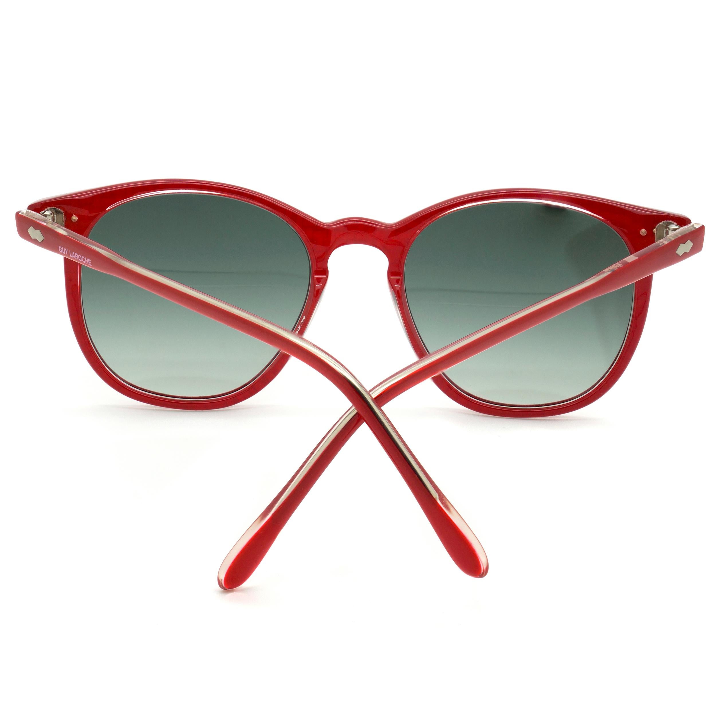Guy Laroche vintage sunglasses, made in France In New Condition In Santa Clarita, CA