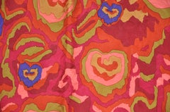 Guy Laroche Wonderfully Warm "Autumn Shades of Love and Happiness" Silk Scarf
