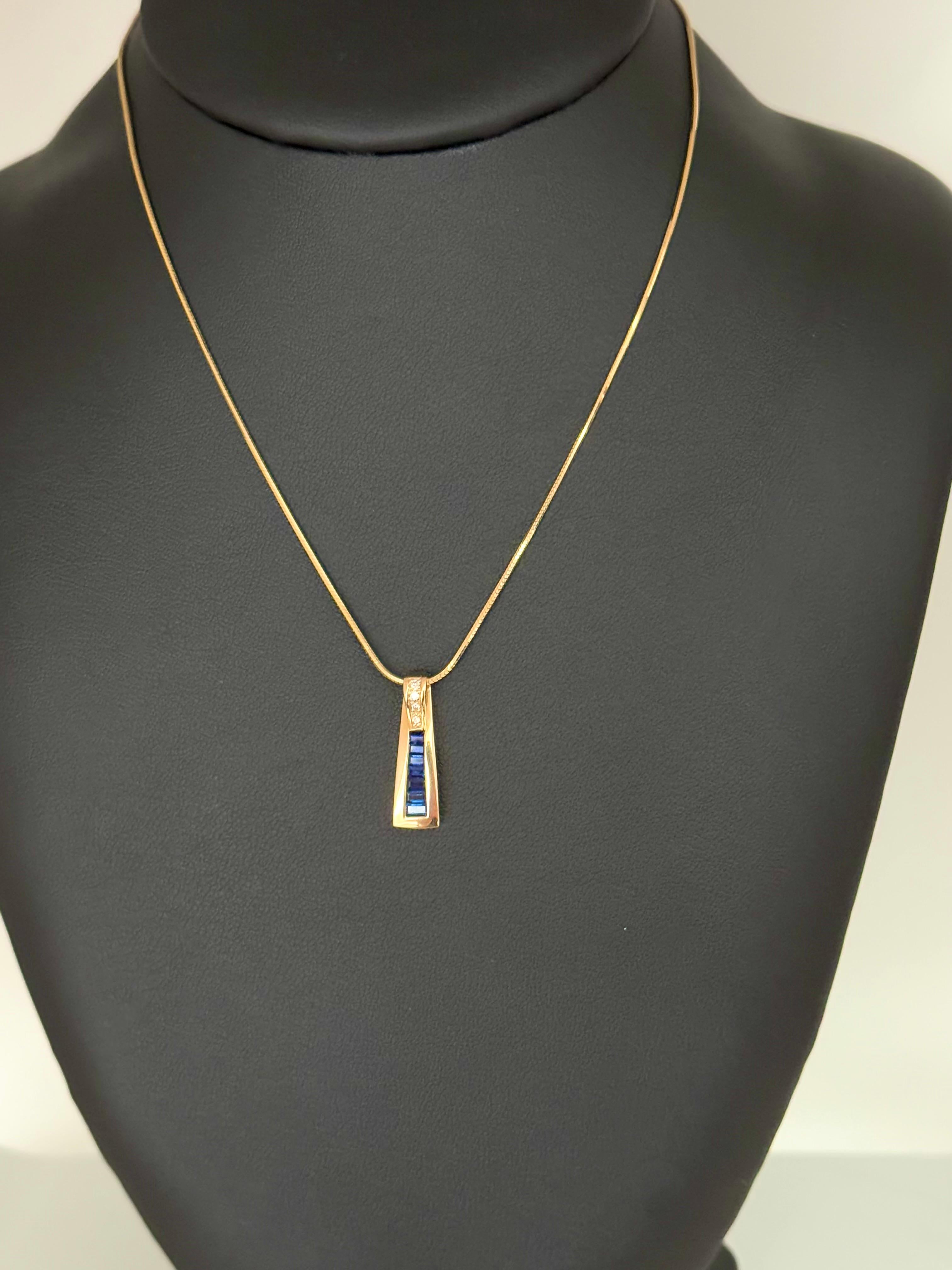 A sophisticated statement piece blending timeless elegance with modern luxury. Crafted in radiant 18K yellow gold, this pendant features a harmonious arrangement of 0.04ct natural brilliant-cut diamonds (F-G/VS) for scintillating sparkle and 0.15ct