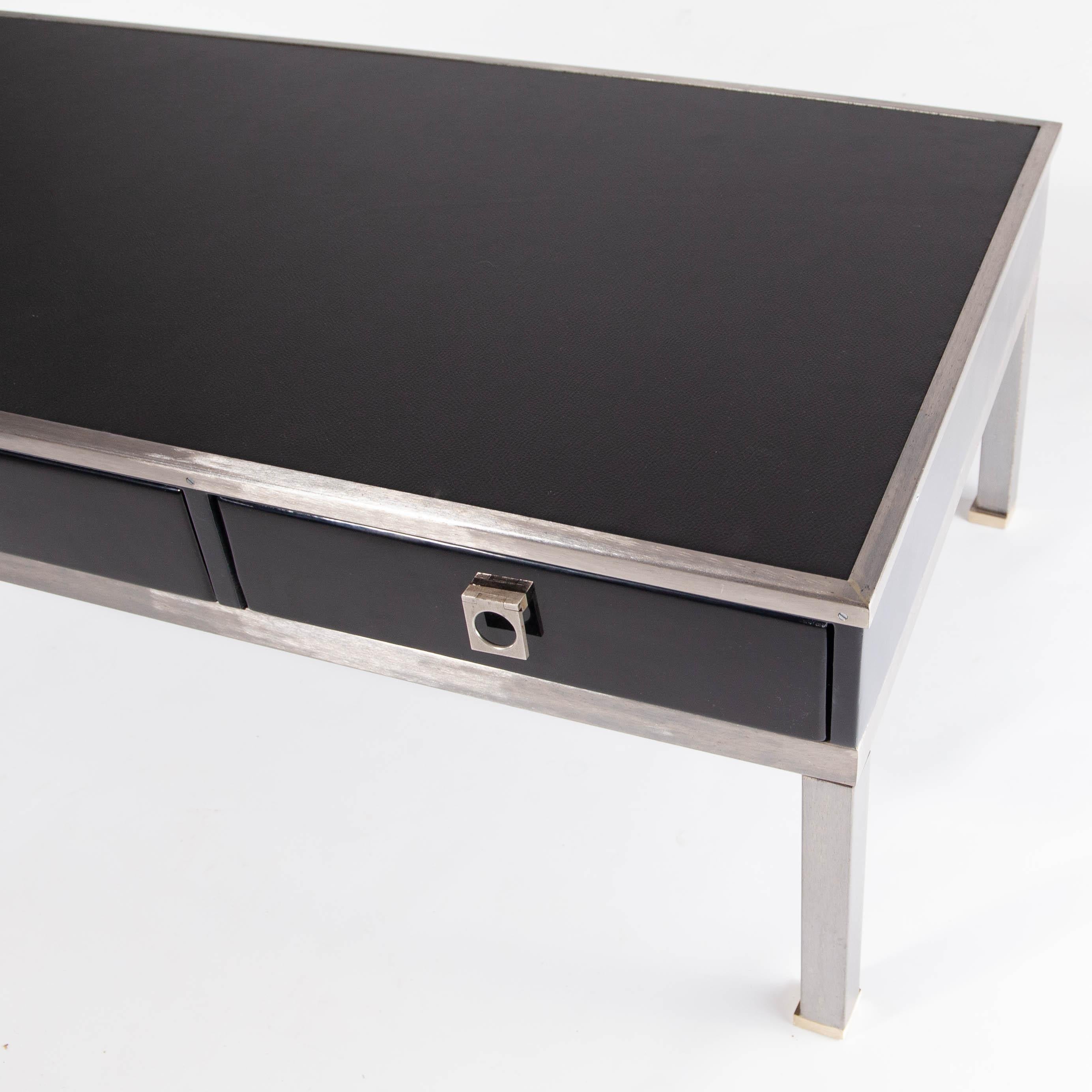 Lacquered Guy Lefevre Coffee Table, circa 1970 For Sale