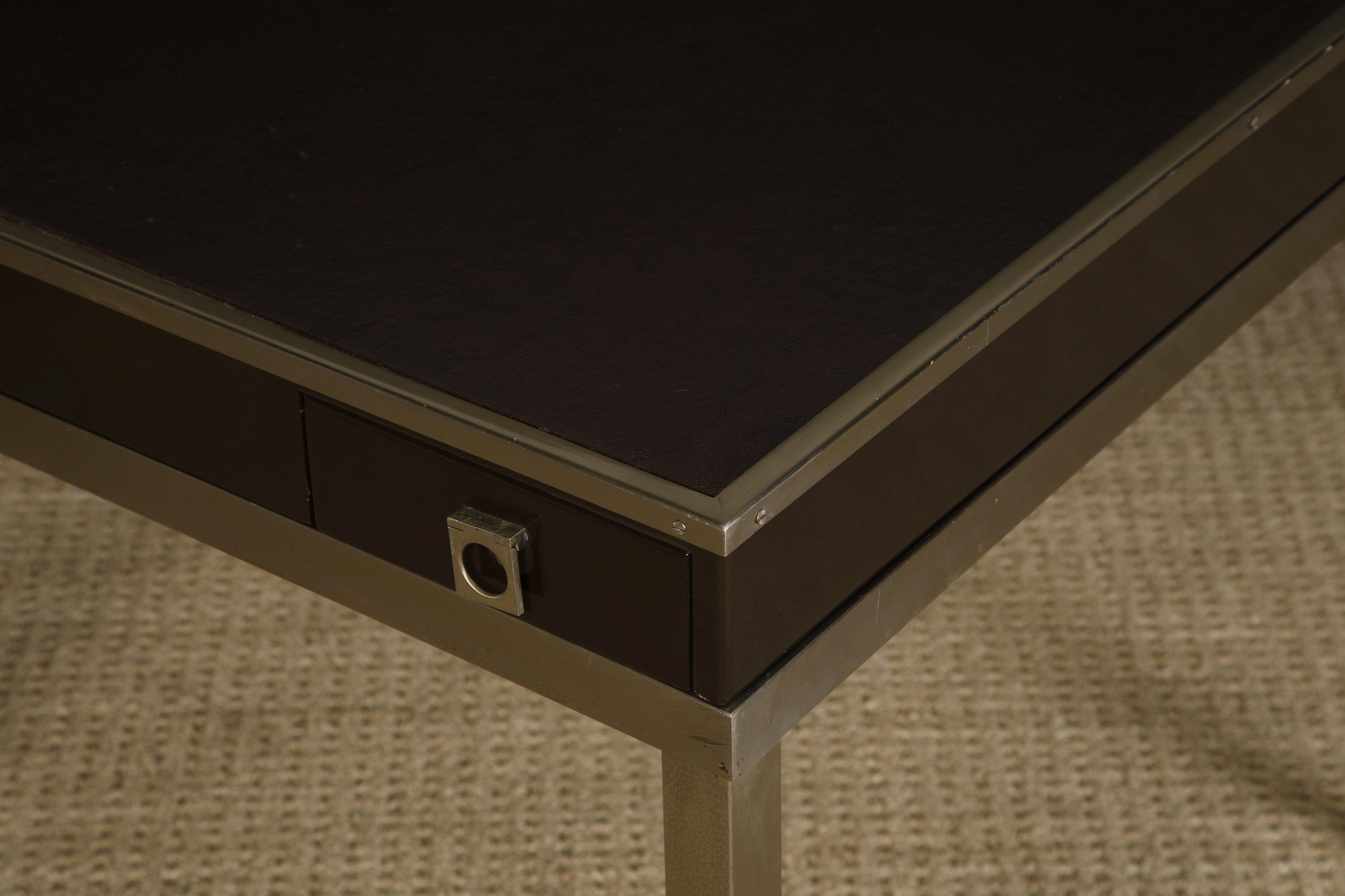 Guy Lefevre for Maison Jansen Game Table with Drawers, 1970s, France For Sale 3