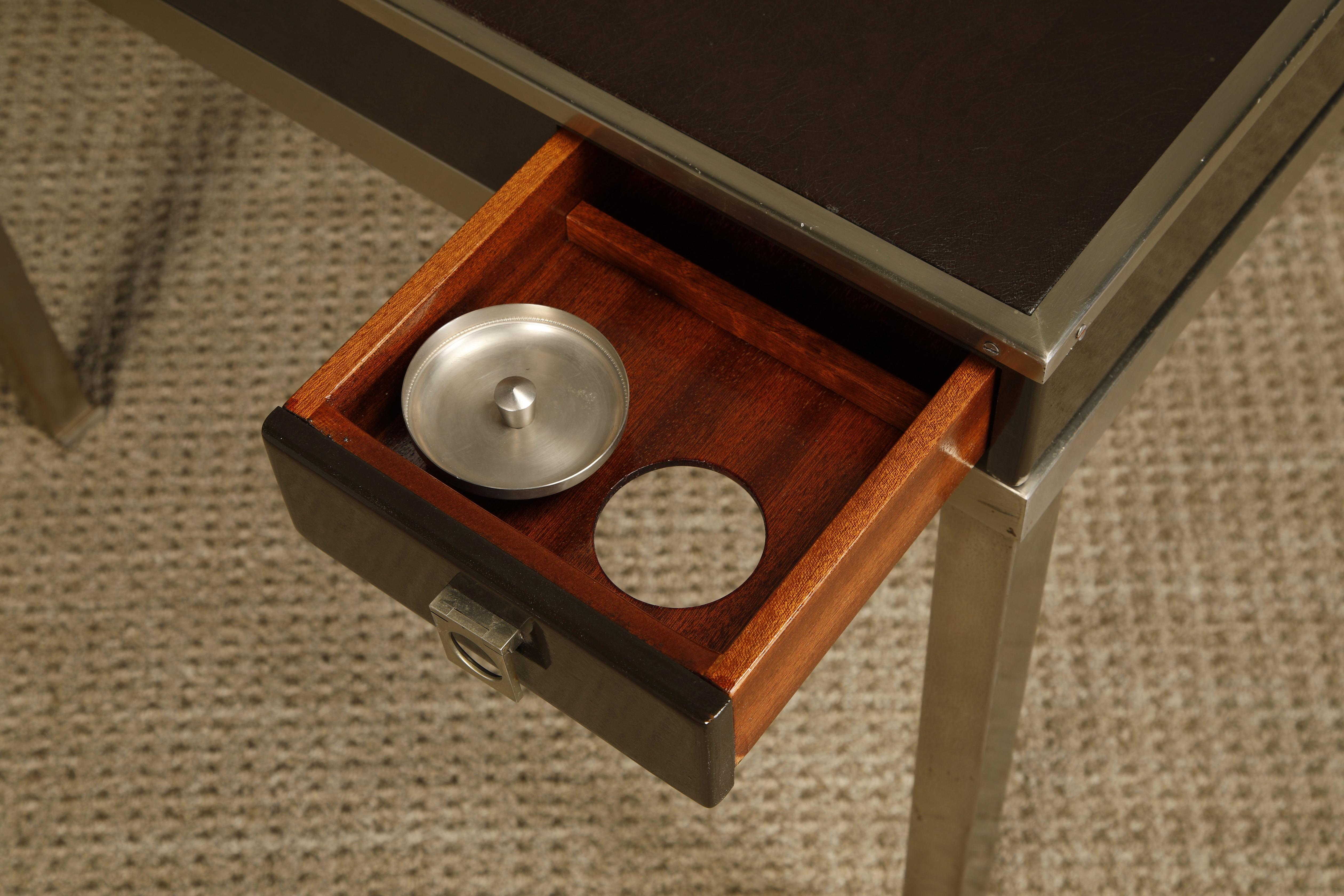 Guy Lefevre for Maison Jansen Game Table with Drawers, 1970s, France For Sale 2