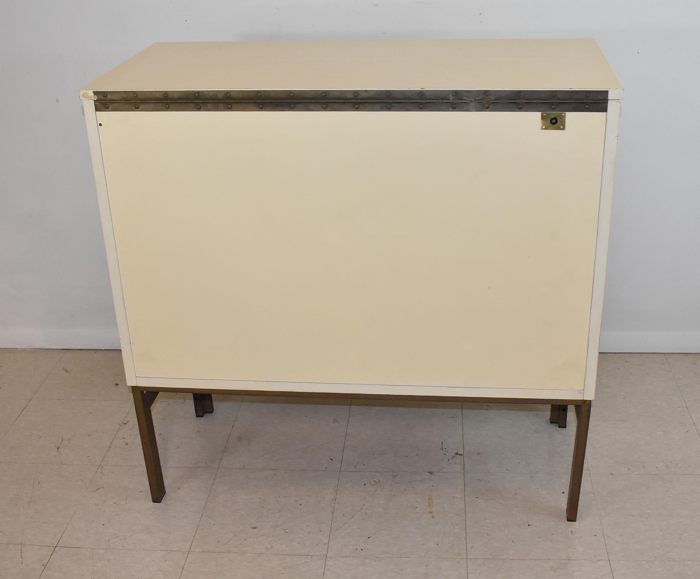 Guy Lefevre for Maison Jansen Lacquer Bar Cabinet For Sale 2