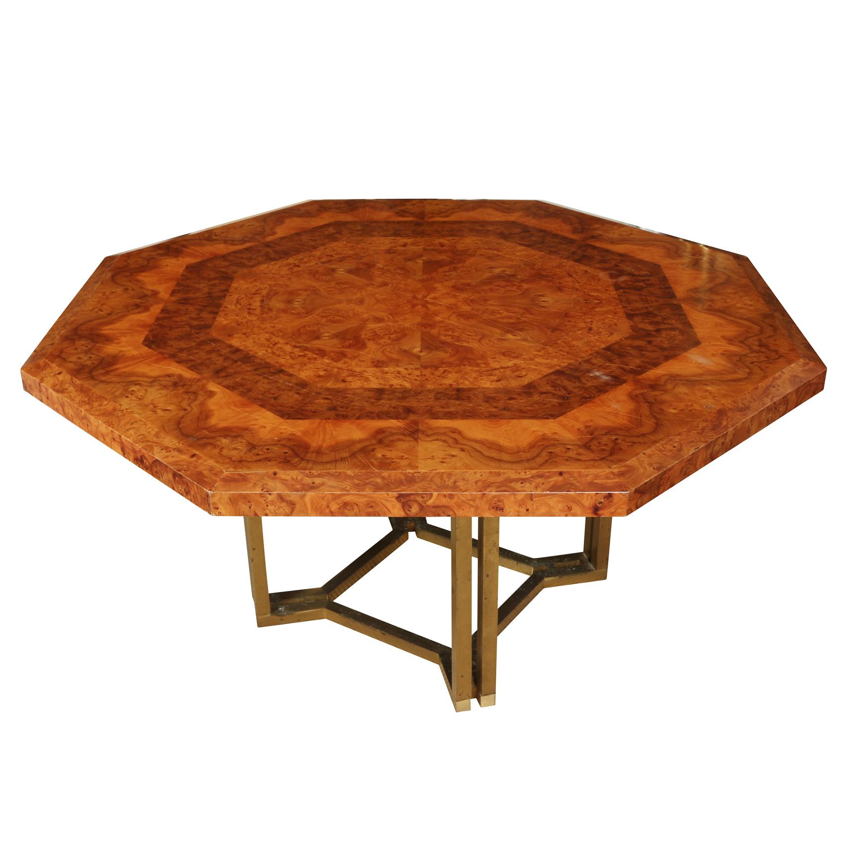 octagon shaped dining table