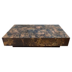 Retro Guy lefevre For Roche Bobois  Solar flare coffee table  Wood/ lacquered melamine