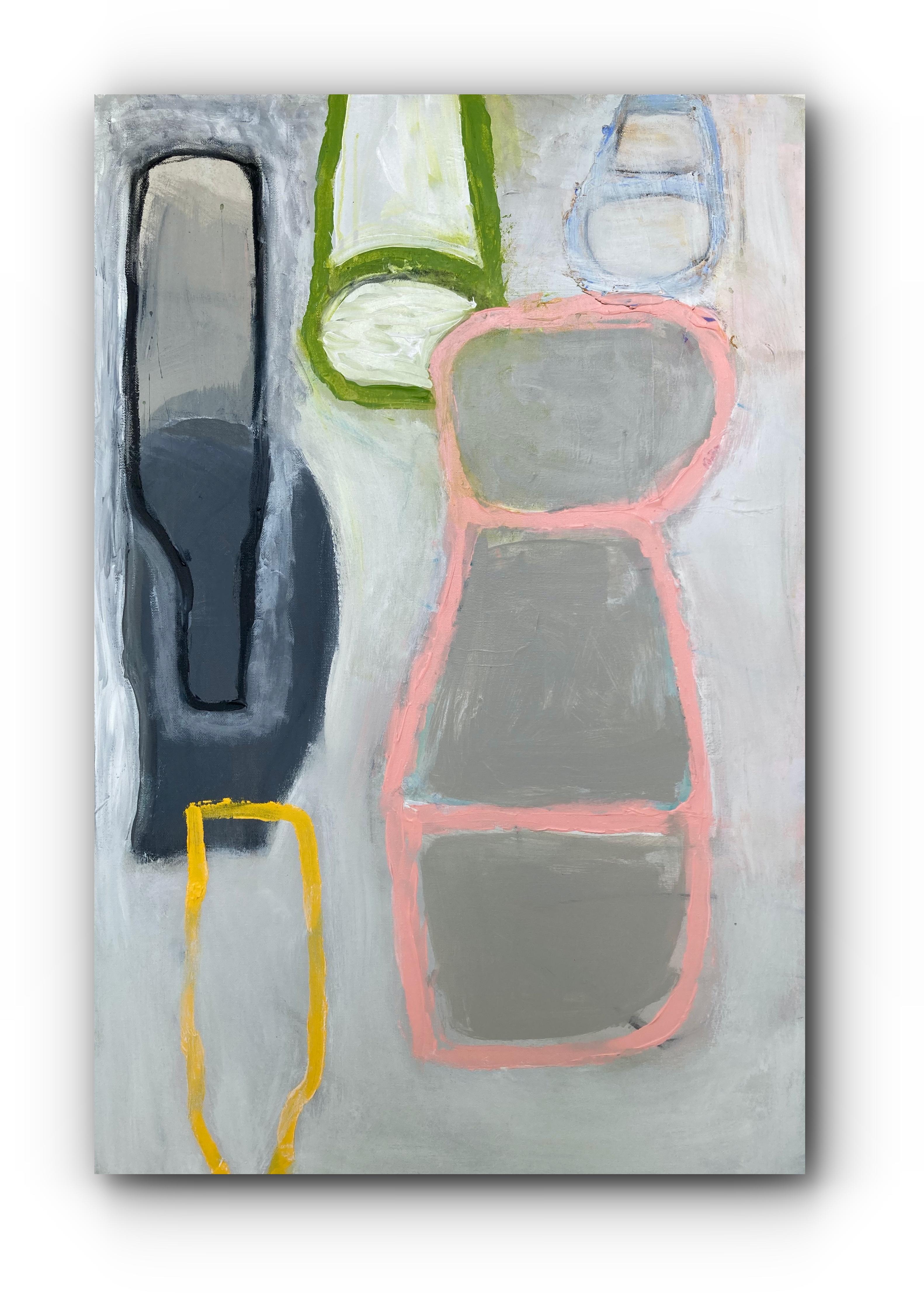 Abstract Painting Guy Lyman - « De Gustibus » - Grande peinture abstraite contemporaine