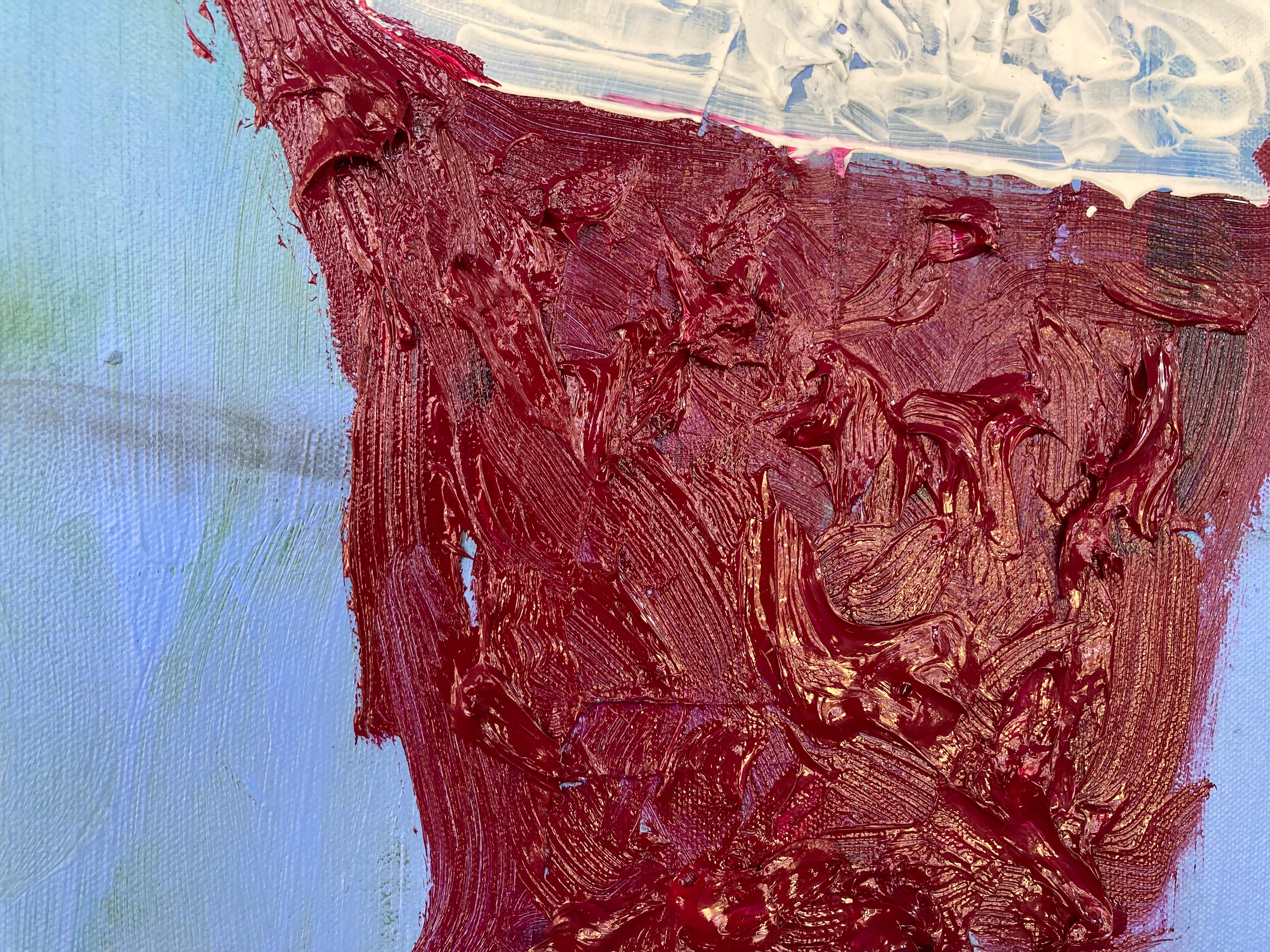 Alla corte dell'ultimo Panjandrum (Pittura astratta multimediale contemporanea) - Painting di Guy Lyman