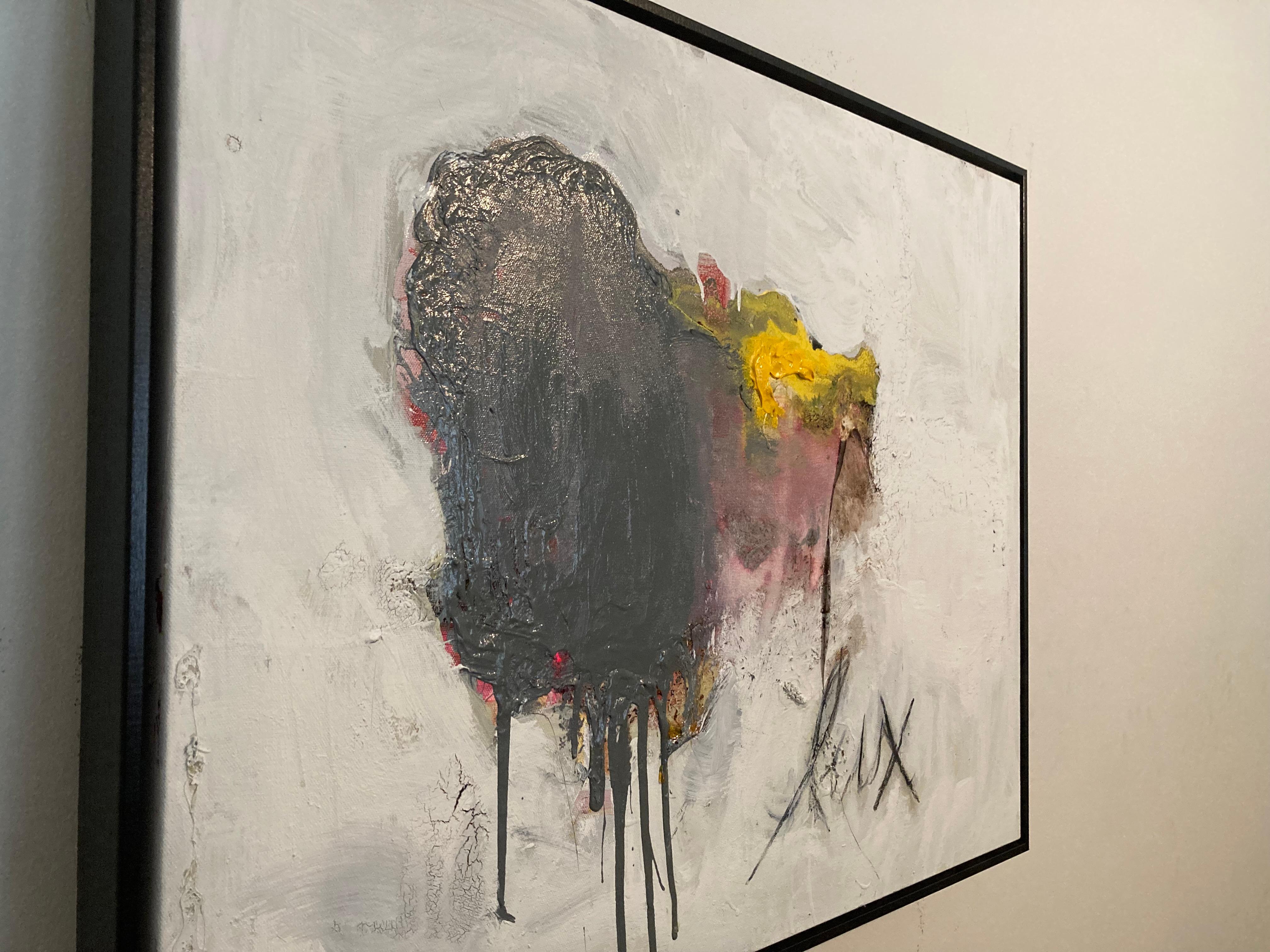 Lux (Contemporary Painting, Framed) For Sale 3