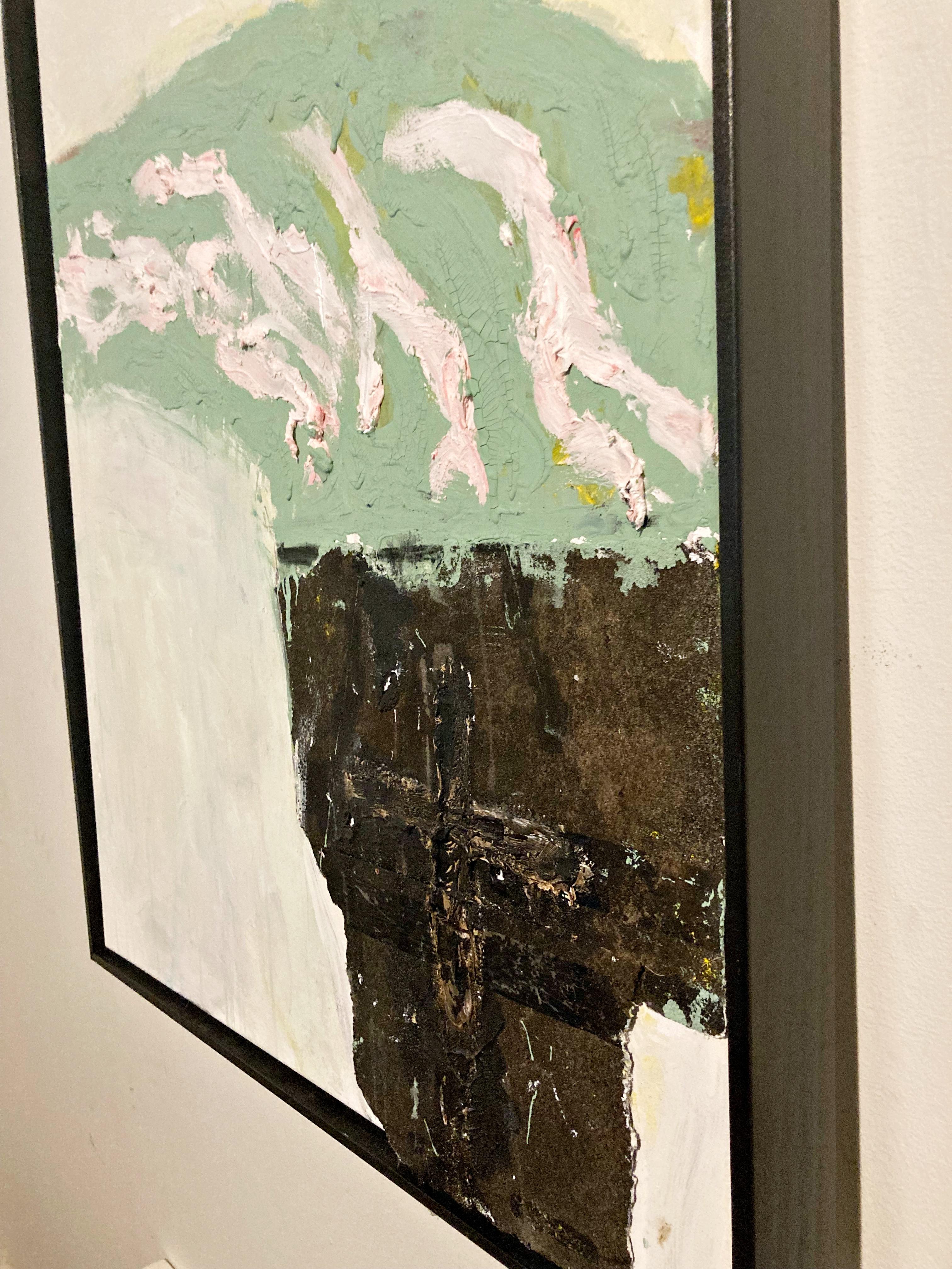 Redenzione (Quadro contemporaneo, con cornice) - Painting di Guy Lyman