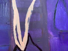 Légende urbaine  (Grande peinture abstraite contemporaine)