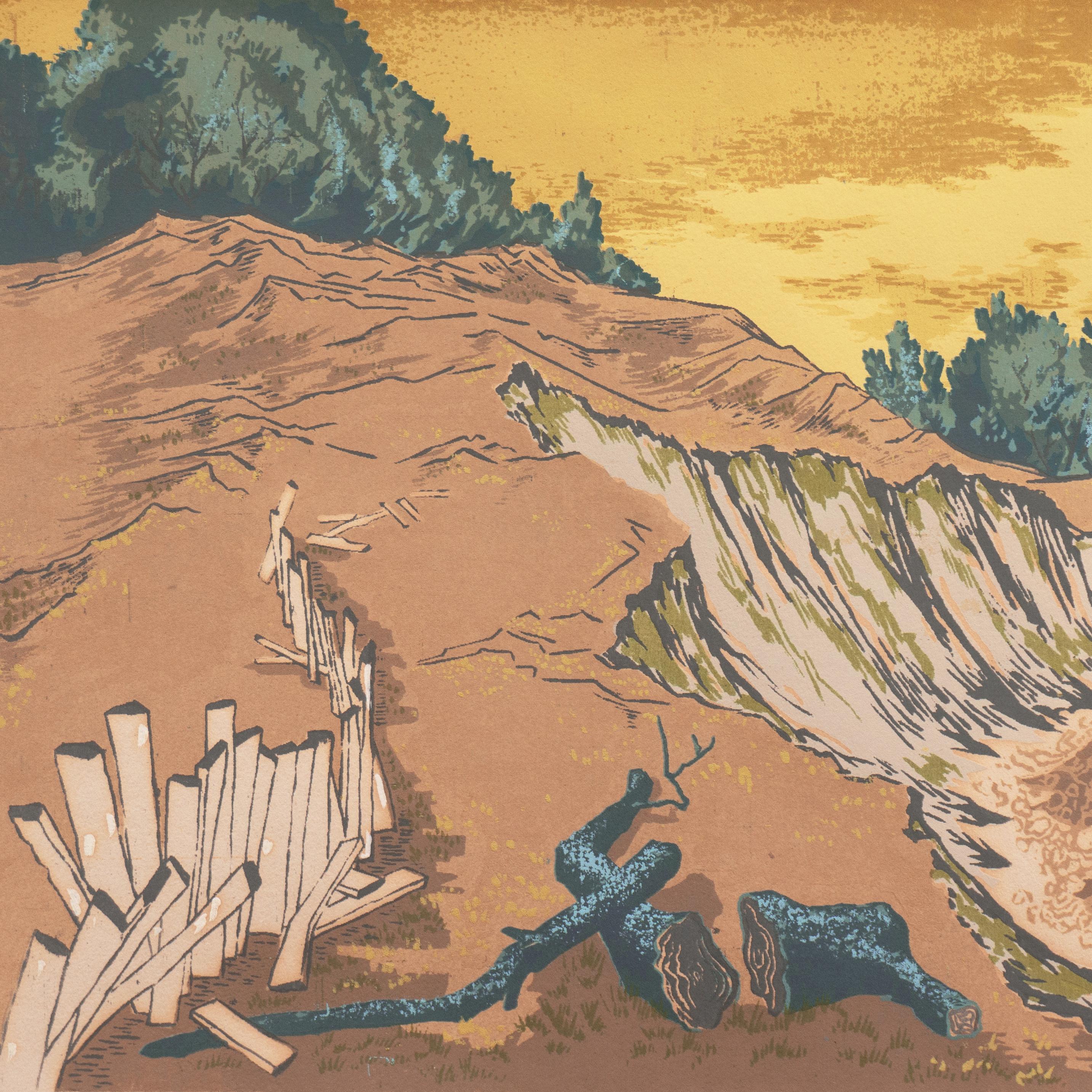 'Vermont Quarry', Kansas City Art Institute, New York, Art Students League, WPA For Sale 3