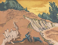 'Vermont Quarry', Kansas City Art Institute, New York, Art Students League, WPA
