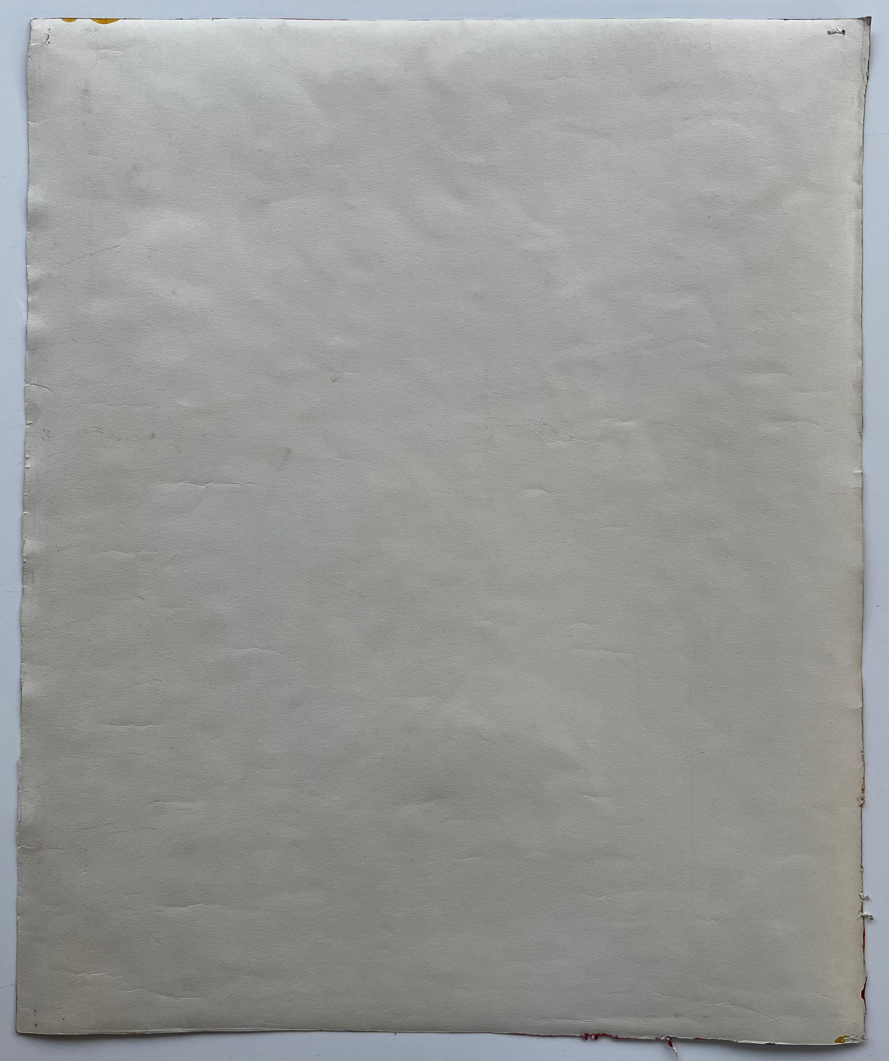 Abstraktes Stillleben mit Obst Trauben Birnen und Melone Französische Moderne Gouache im Angebot 5