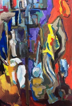 Pintura modernista francesa del siglo XX Artistas Pintura y utensilios de pintura Naturaleza muerta