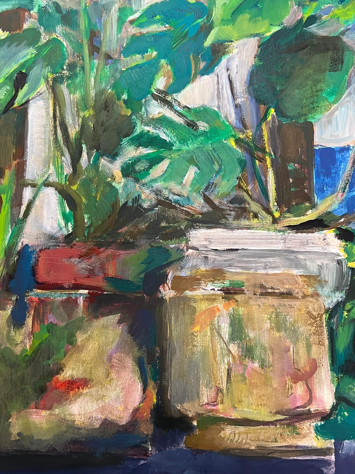 Plant Still Life
by Guy Nicod
(French 1923 - 2021)
oil on artist paper, unframed
painting : 18 x 24 inches
provenance: artists estate, France
condition: very good and sound condition