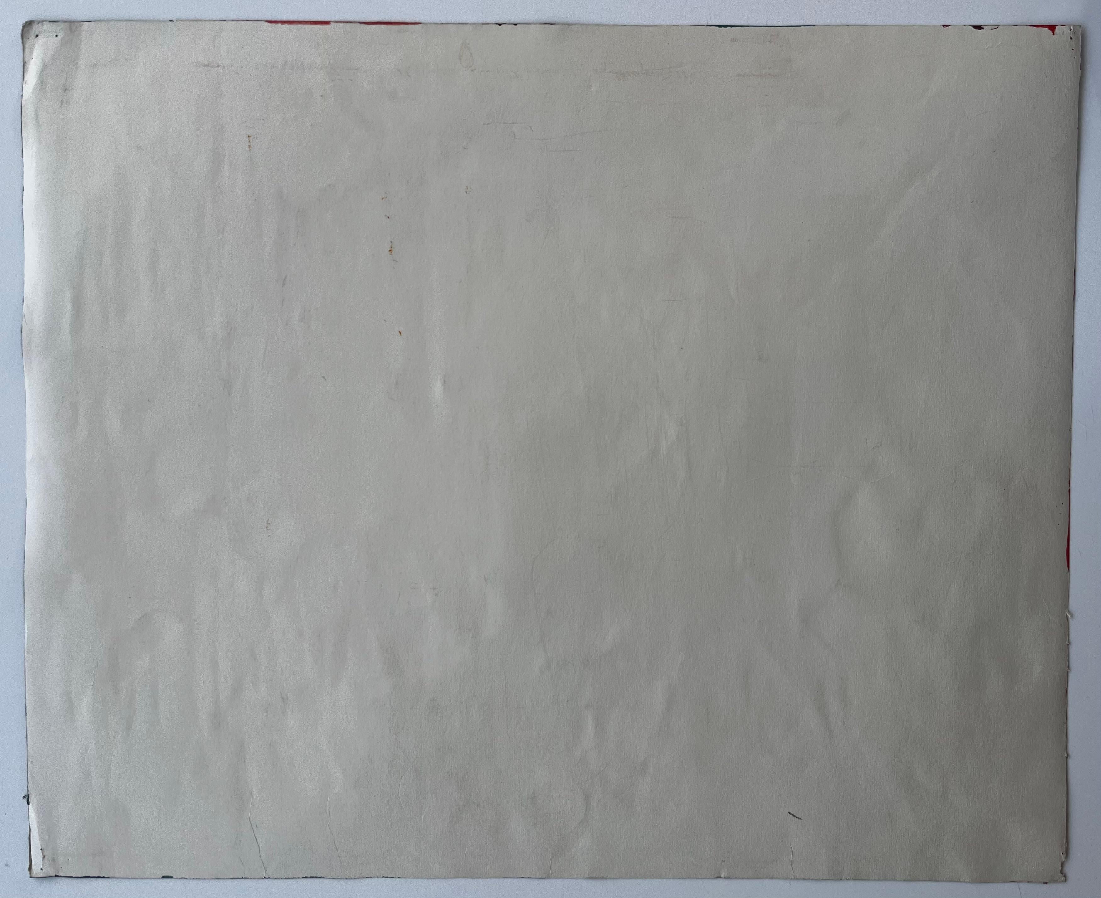 Modernist Blue Draped Fabrics Abstract Studio Objects Red White Background im Angebot 3