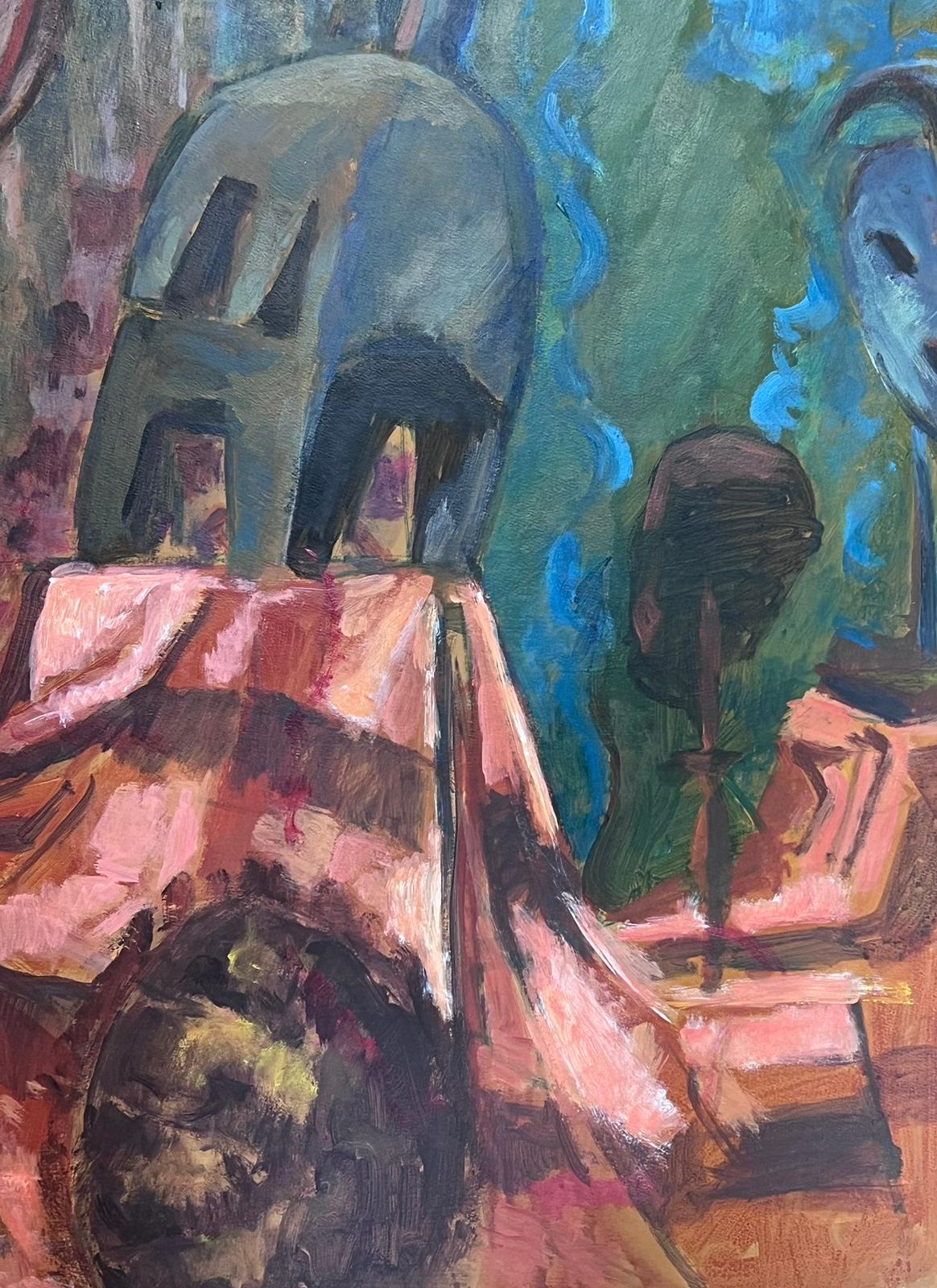 Roboter
von Guy Nicod
(Französisch 1923 - 2021)
Öl auf Künstlerpapier, ungerahmt
Gemälde: 25,5 x 19,5 Zoll
verso gestempelt
Herkunft: Künstlernachlass, Frankreich
Zustand: sehr guter und gesunder Zustand