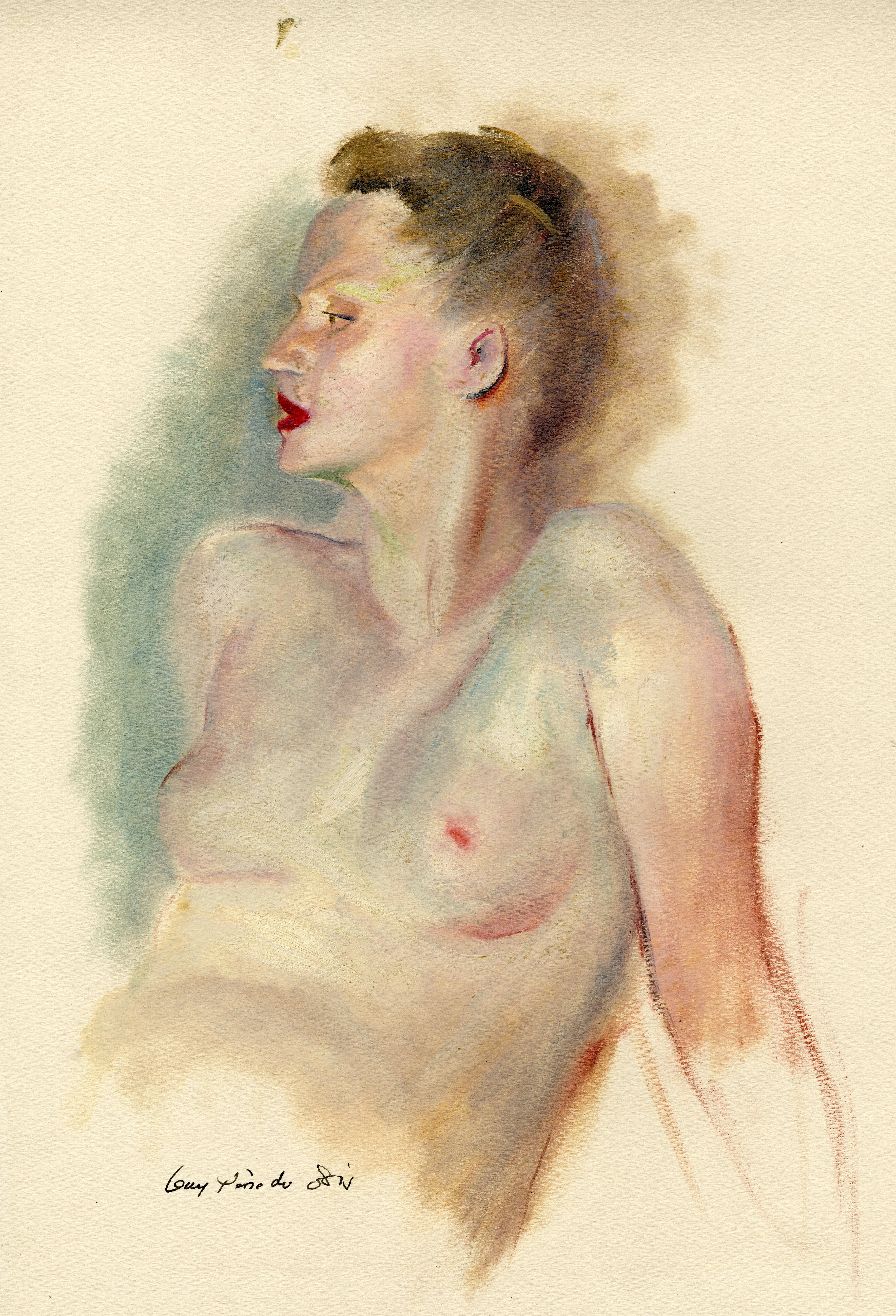 Guy Pène Du Bois Nude Painting - Portia Novella Le Brun or “Stephanie”