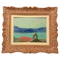 Guy Pène Du Bois (Amerikaner, 1884-1958) "La Chapelle Des Pecheurs" WPA Modernism