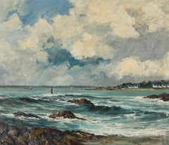 Guy Pennamen (né en 1932) - Huile du milieu du 20e siècle, Pointe de Beg-Meil