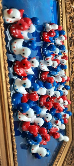 «Love America», escultura mural de arte pop de Guy-Philippe Bruhammer